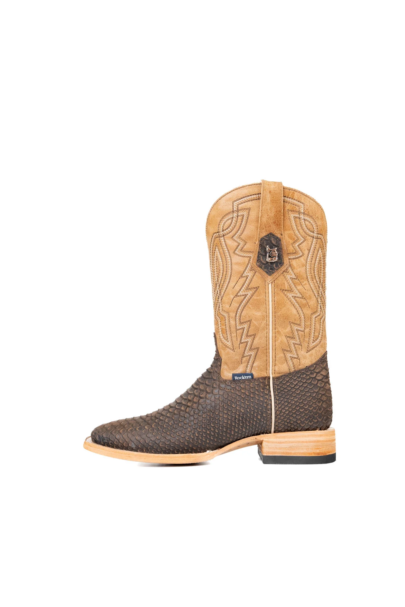 Renegate Python Square Toe Cowboy Boot - Image 7