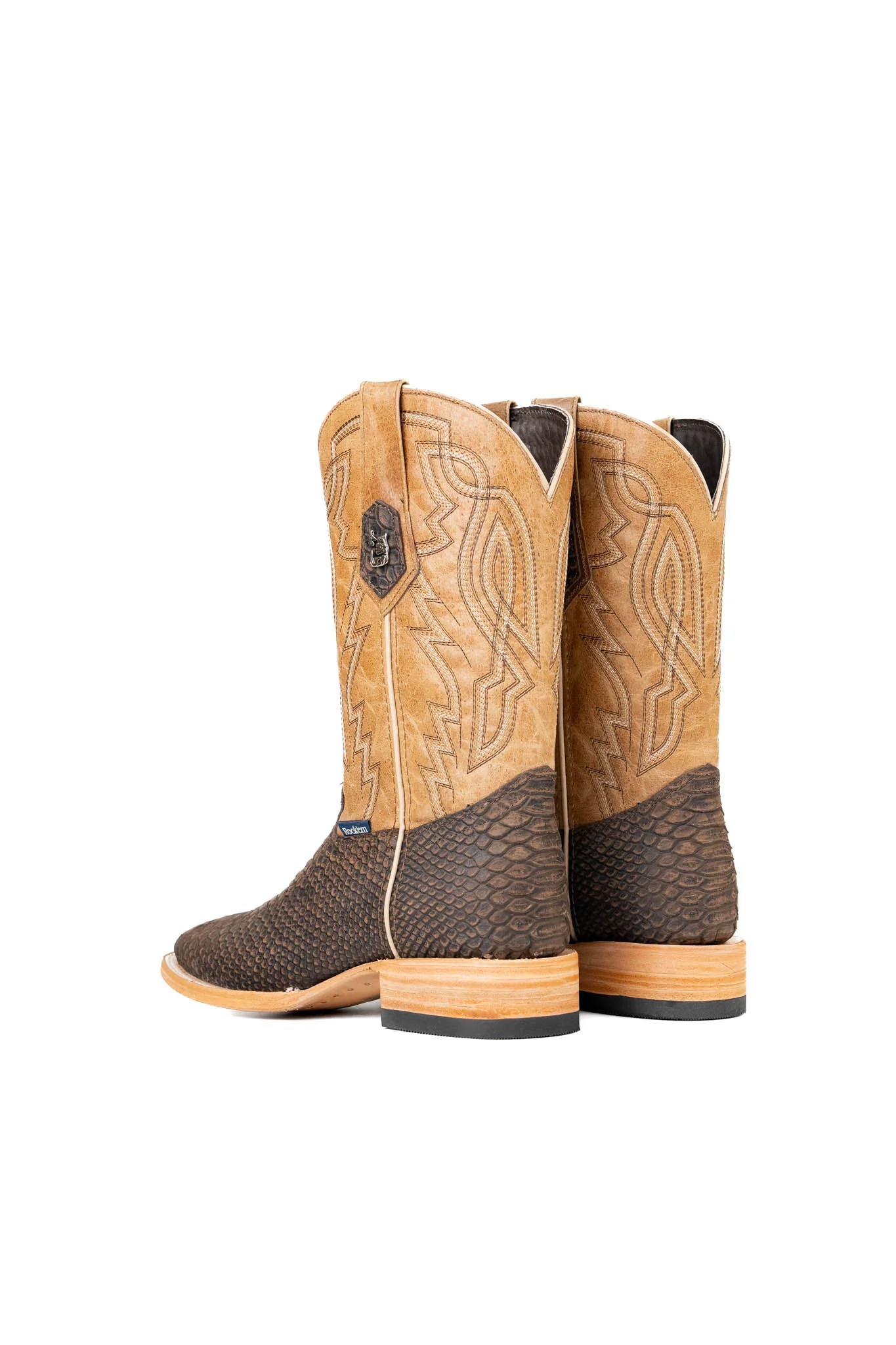 Renegate Python Square Toe Cowboy Boot - Image 8