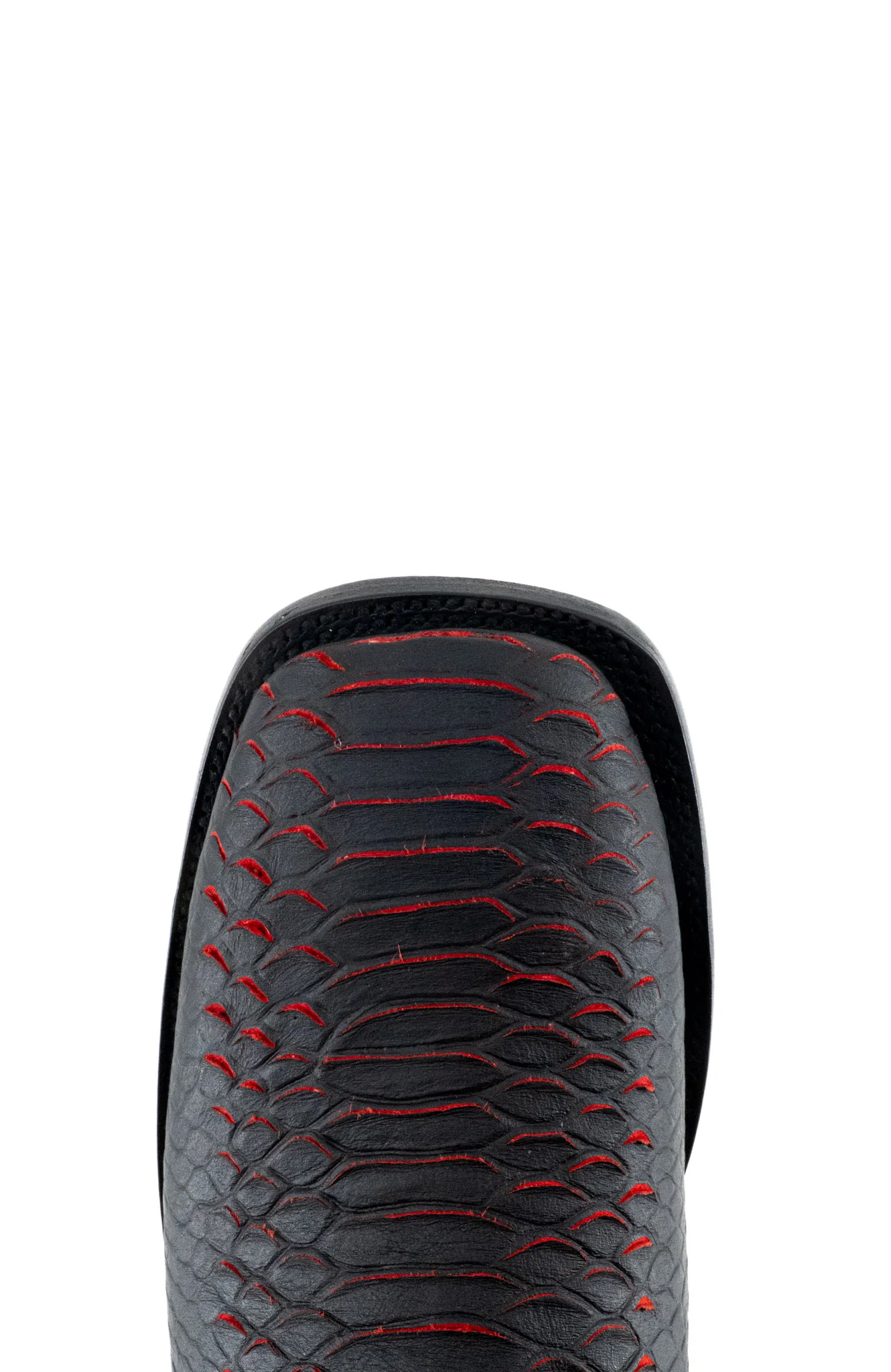 Renegate Python Red Bottom Square Toe Cowboy Boot - Image 5