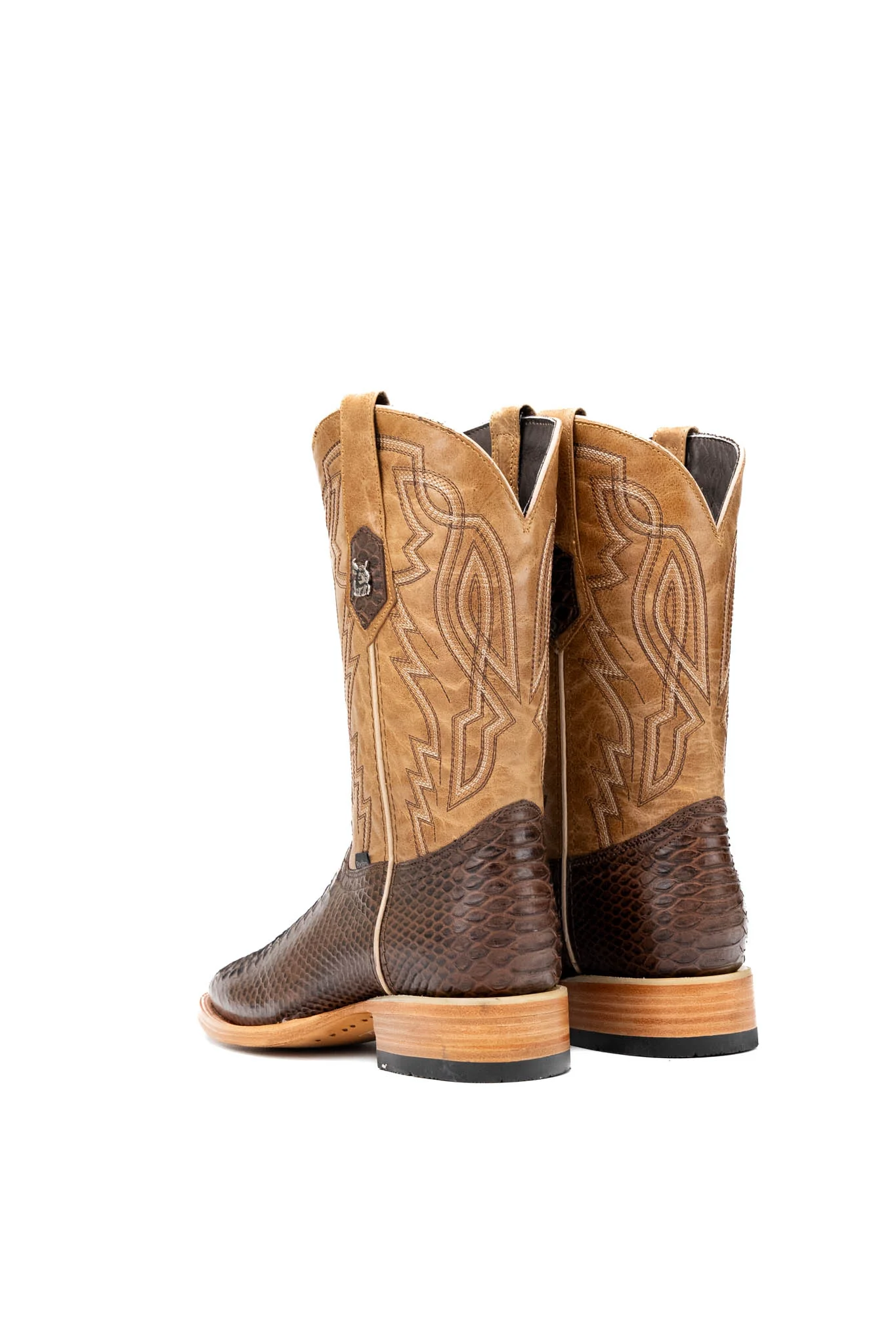 Renegate Python Square Toe Cowboy Boot - Image 3