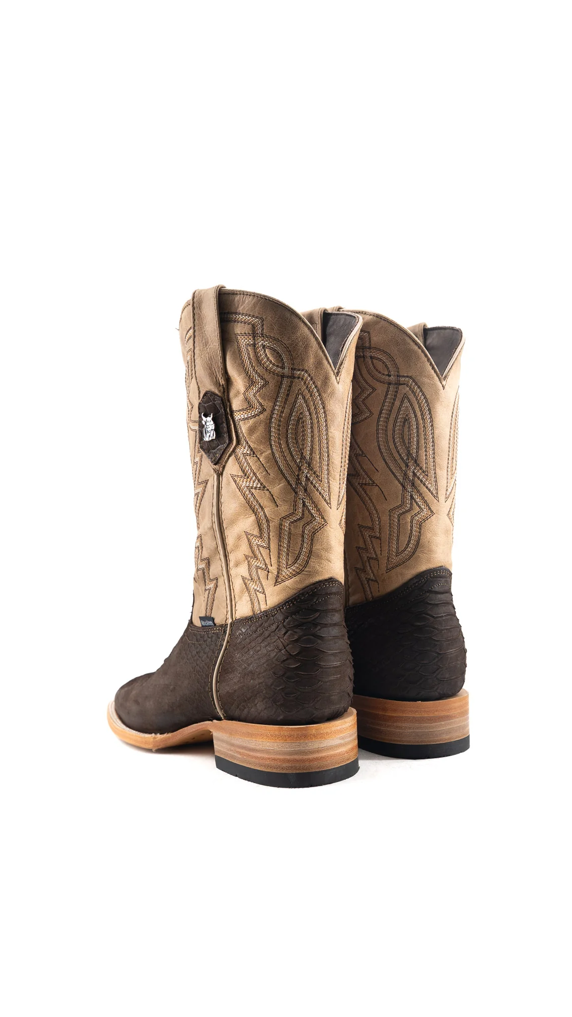 Renegate Python Square Toe Cowboy Boot - Image 9