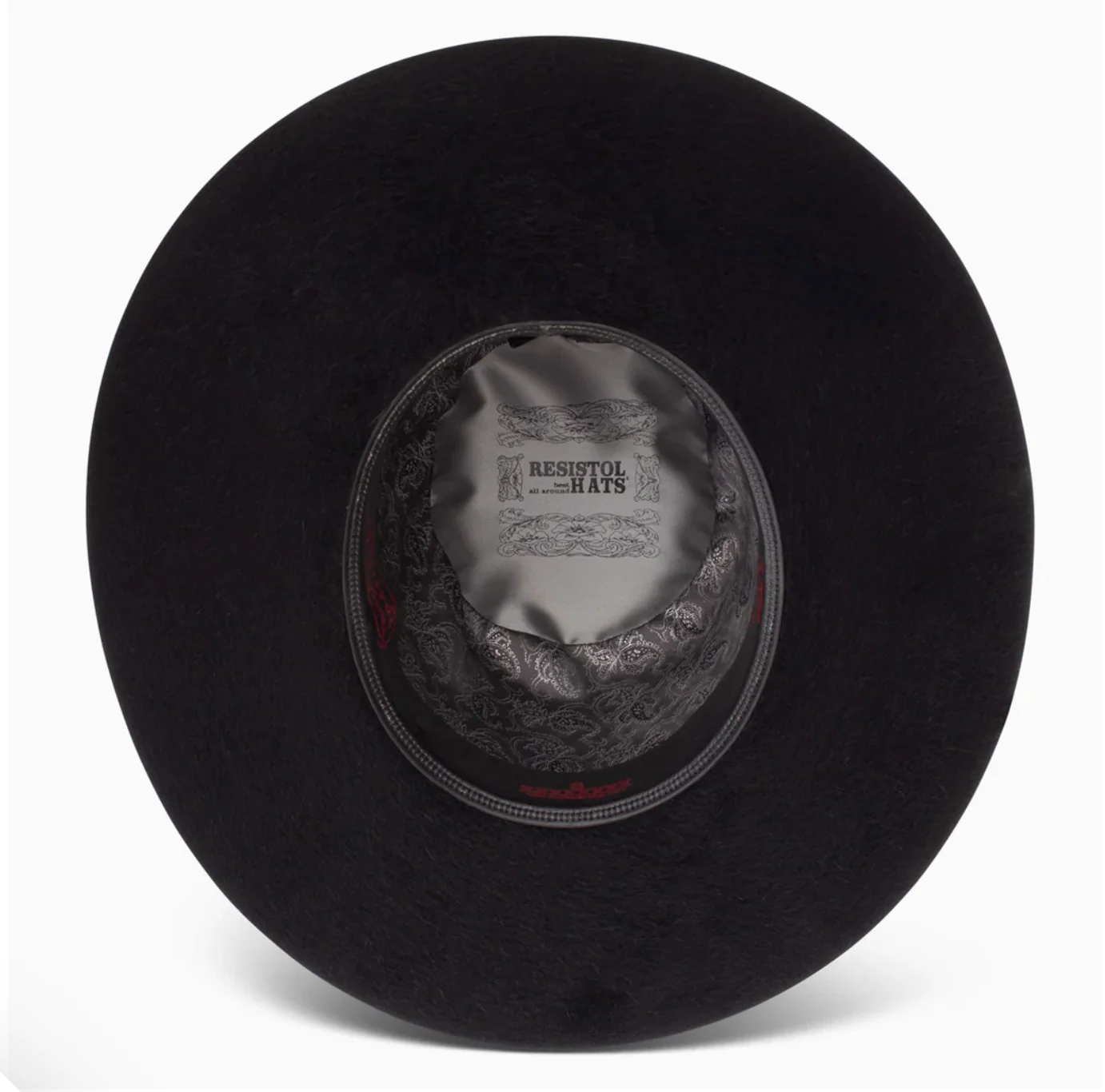 Resistol 8X Black Kodiak Open Crown Felt Cowboy Hat - Image 5