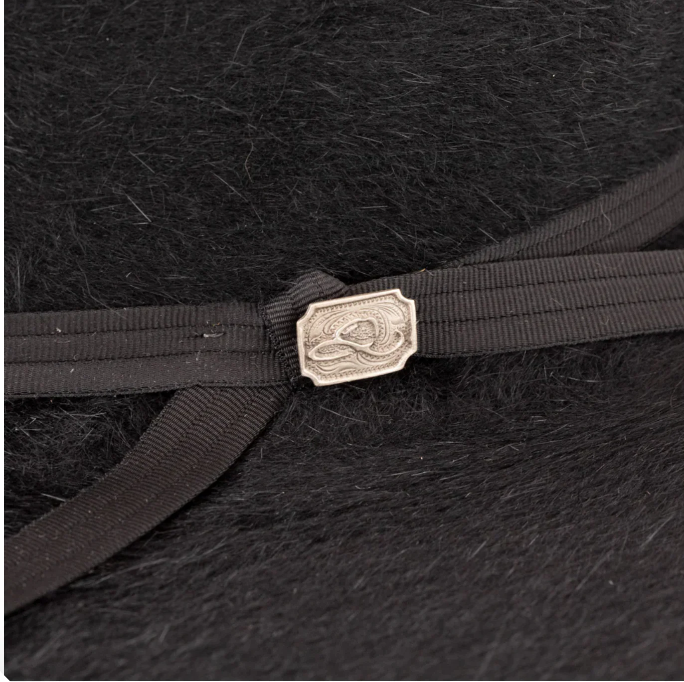 Resistol 8X Black Kodiak Open Crown Felt Cowboy Hat - Image 6