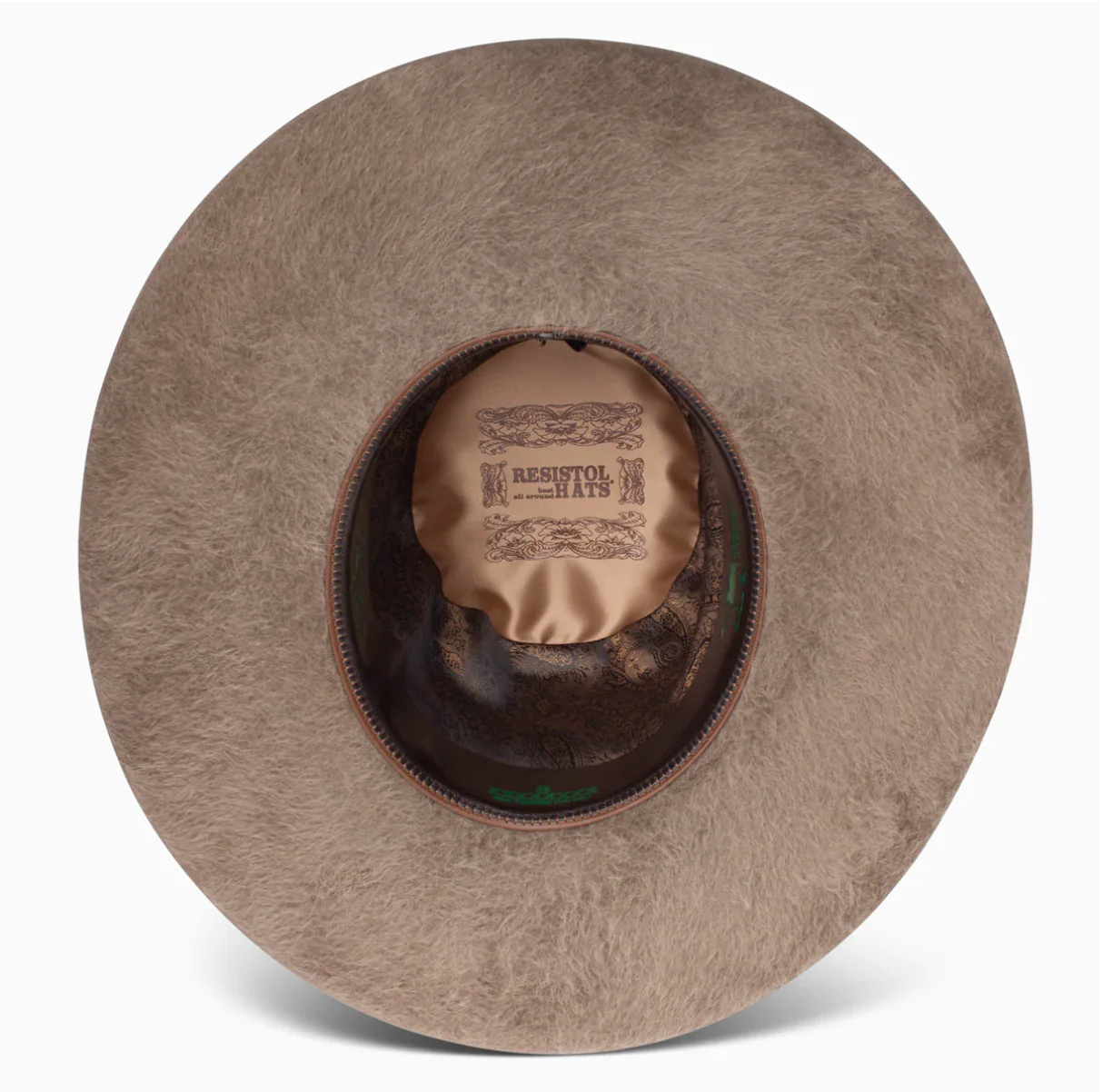 Resistol 8X Stone Kodiak Open Crown Felt Cowboy Hat - Image 3
