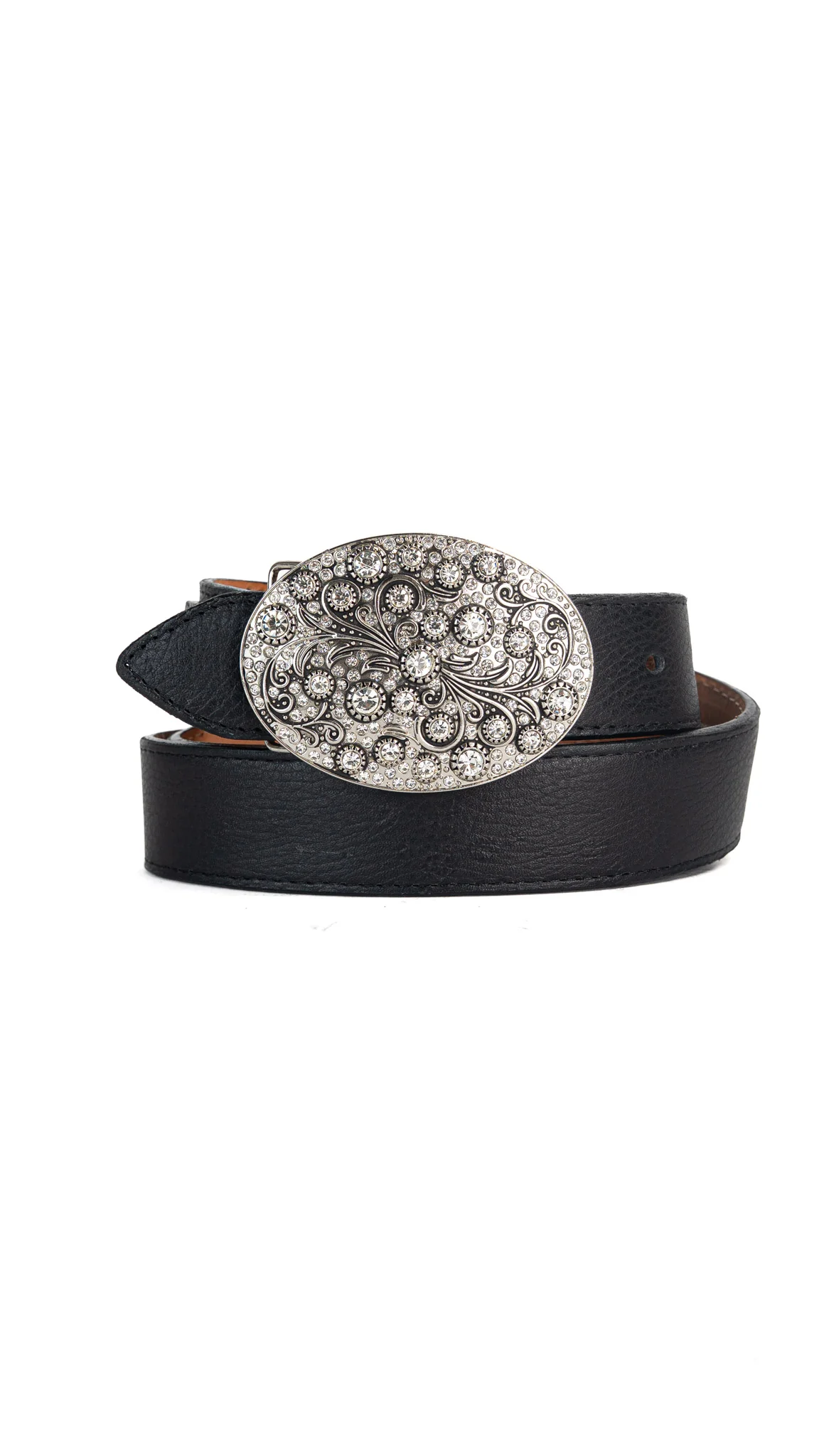 Rhinestone Buckle Cowgirl Belt - Image 3