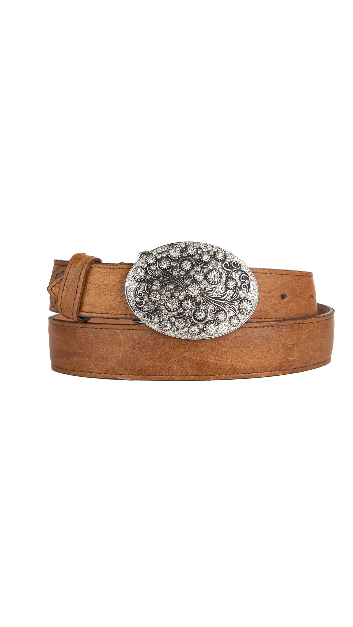 Rhinestone Buckle Cowgirl Belt - Image 5