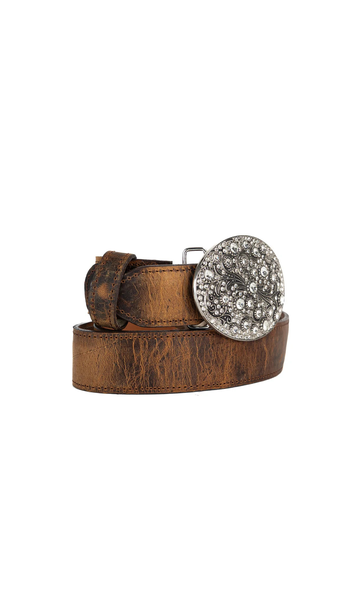 Rhinestone Buckle Cowgirl Belt - Image 7