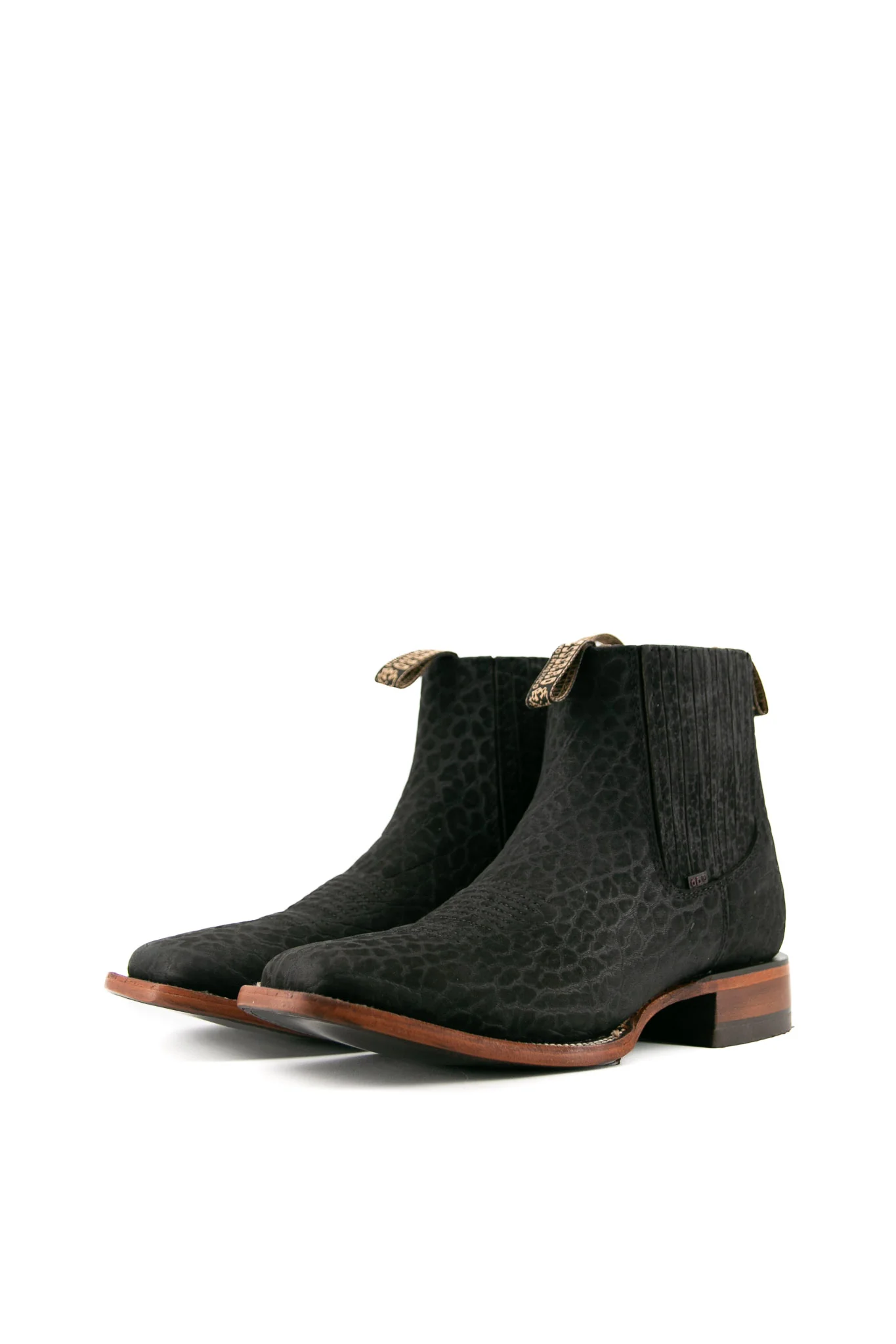 Bessero Leather Bull Neck Square Toe Men's Ankle Boot - Image 11
