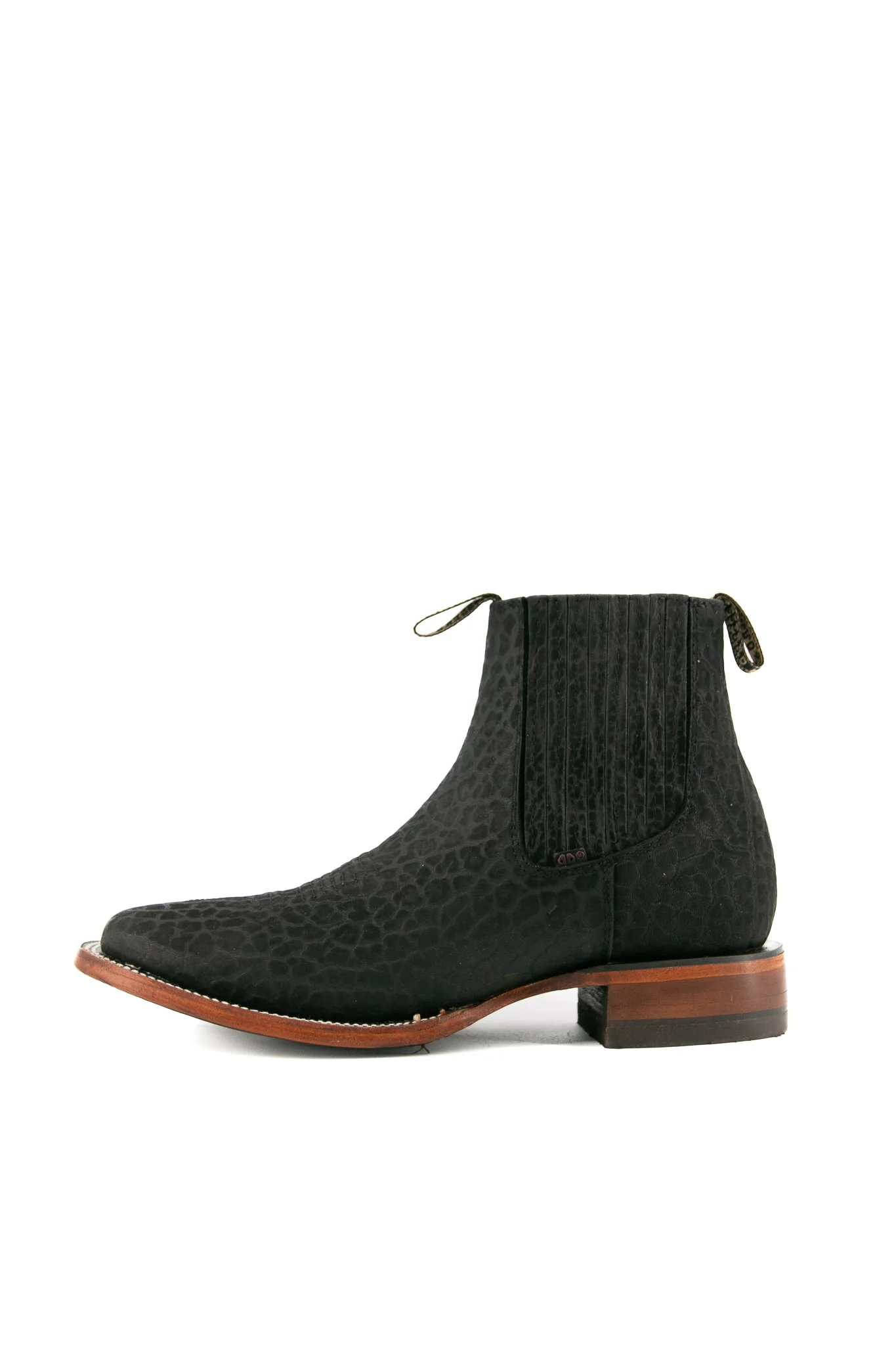 Bessero Leather Bull Neck Square Toe Men's Ankle Boot - Image 12