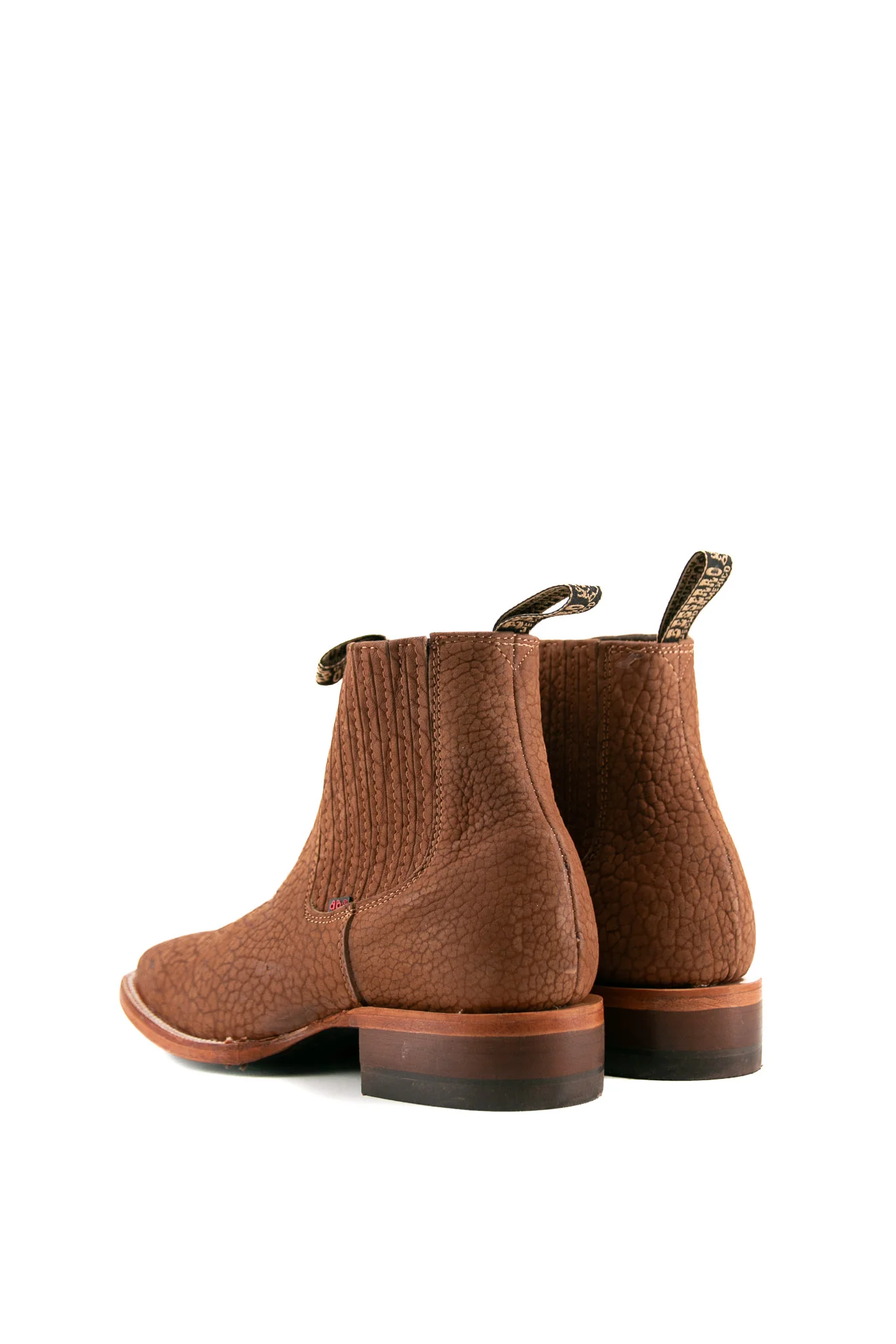 Bessero Leather Bull Neck Square Toe Men's Ankle Boot - Image 8