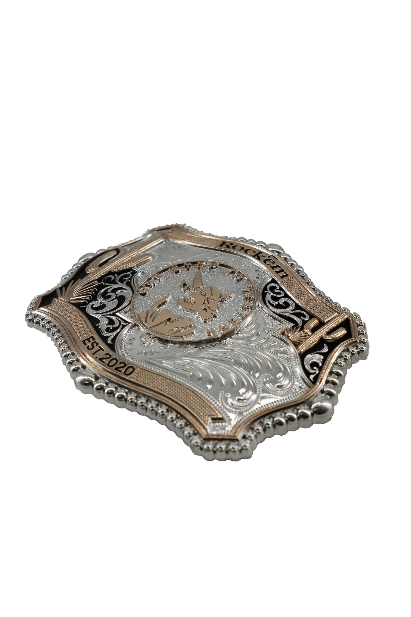 Rock’em Desert Bull Belt Buckle - Image 3