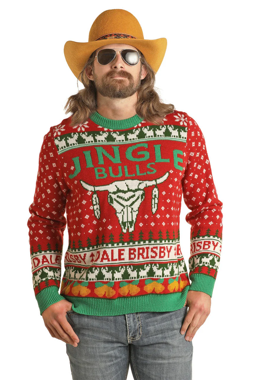 Rock & Roll Denim Dale Brisby Graphic Men's Sweater BU32T02957 JJ
