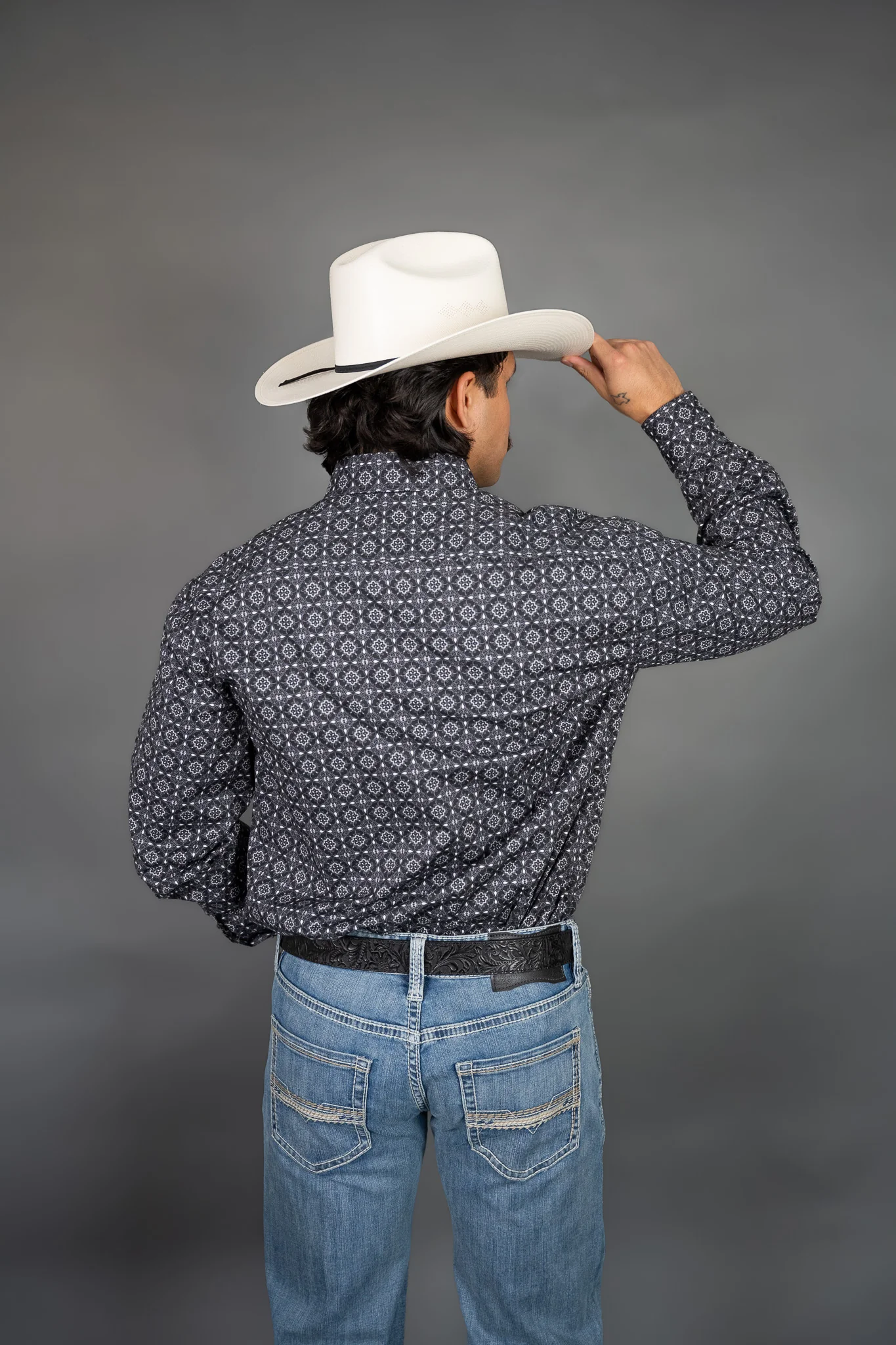 Rock & Roll Geometric Button Up - Image 3