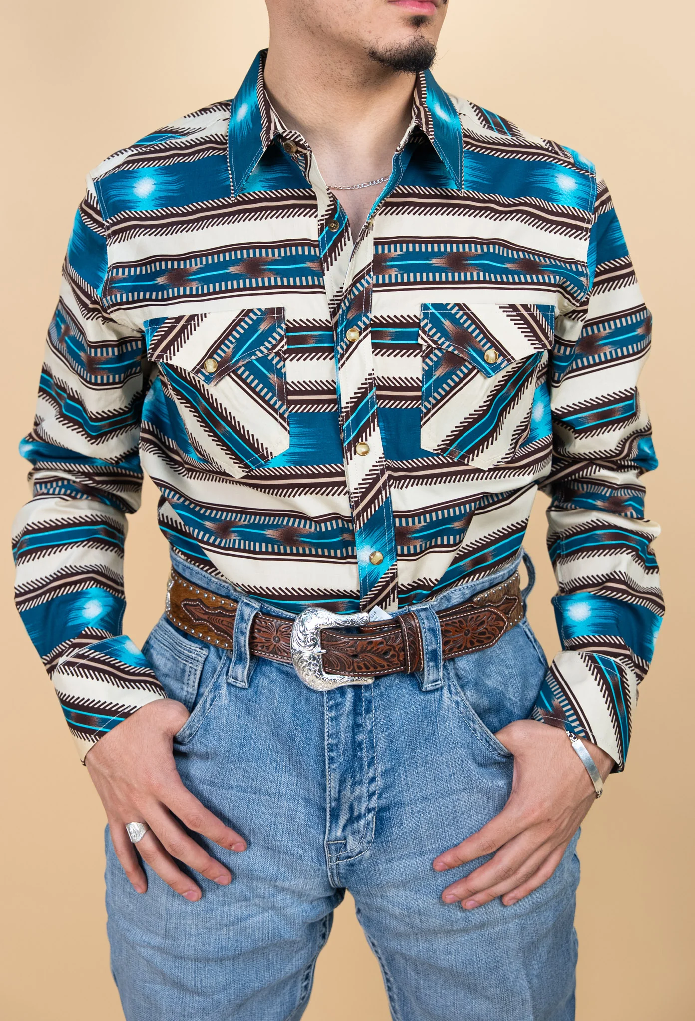 Rock & Roll Long Sleeve Bartch Pearl Snap - Image 2