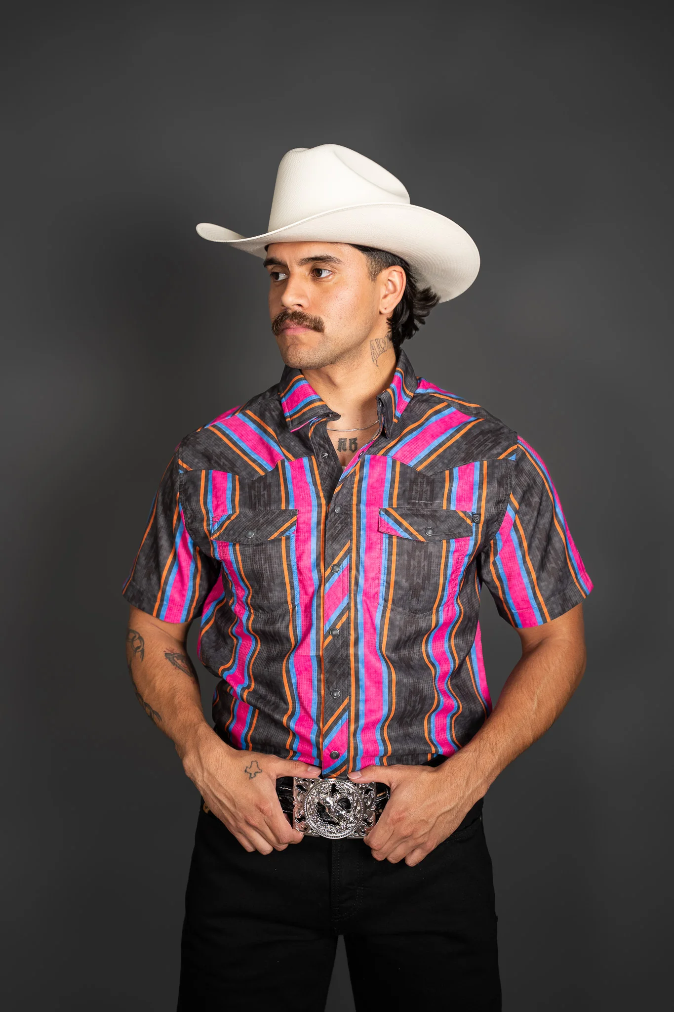 Rock & Roll Ripstop Stripes Short Sleeve Shirt