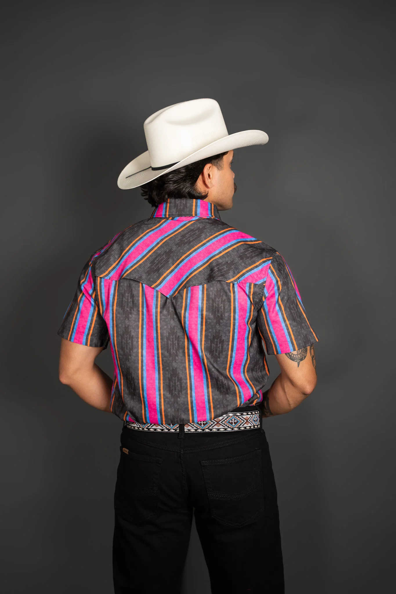 Rock & Roll Ripstop Stripes Short Sleeve Shirt - Image 3