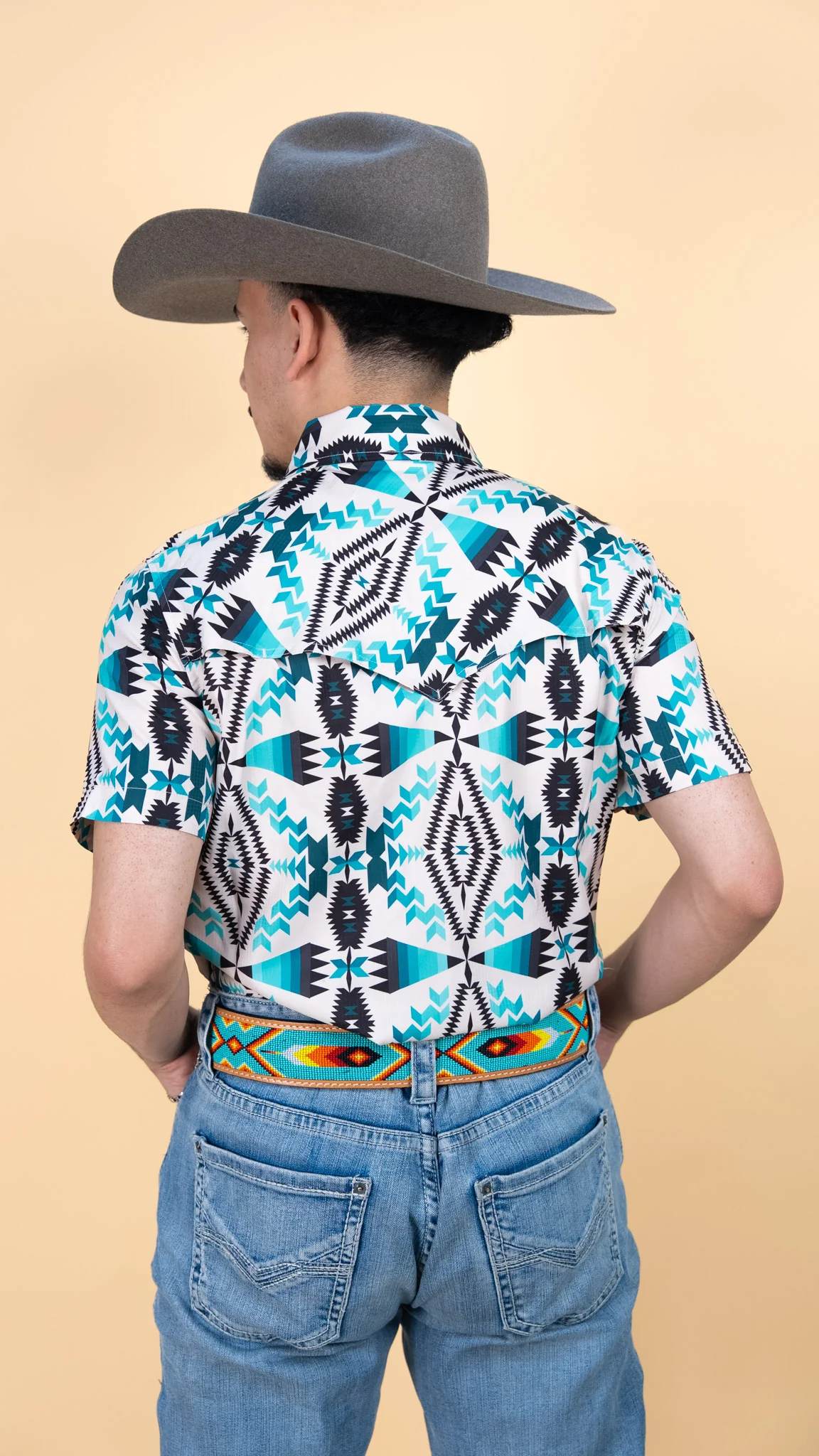 Rock & Roll Short Sleeve Allen Pearl Snap - Image 3