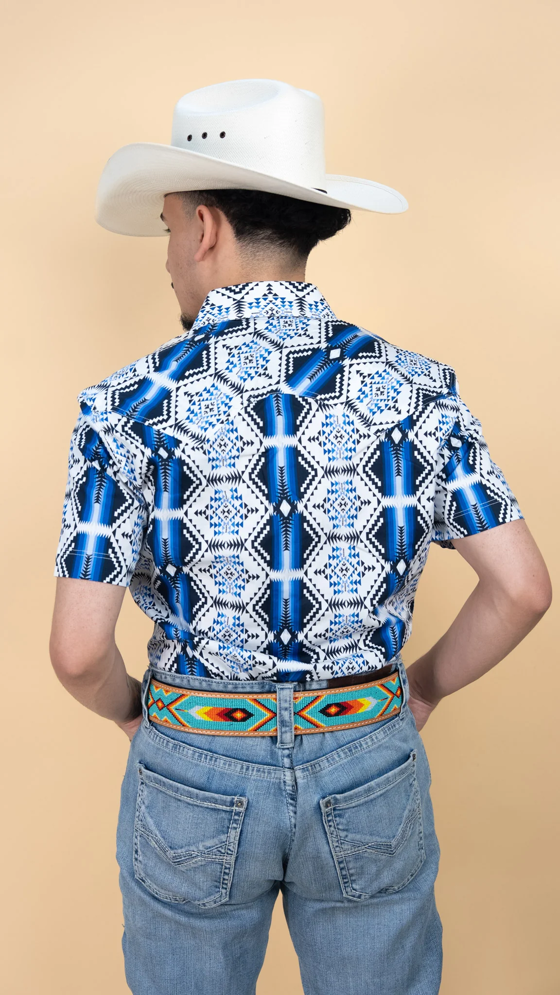 Rock & Roll Short Sleeve Marcus Pearl Snap - Image 3