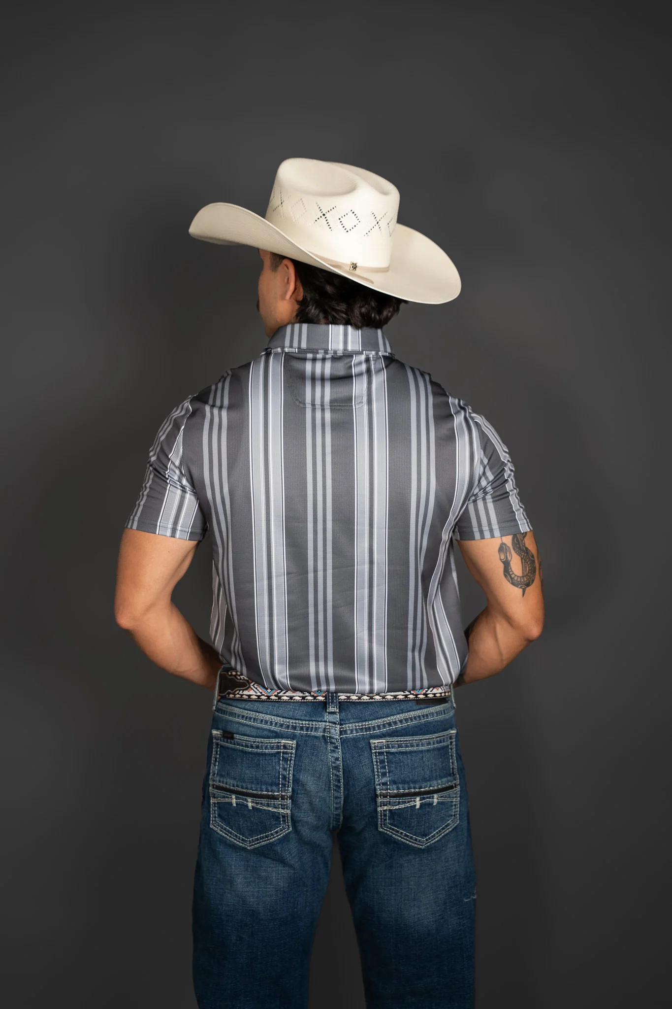 Rock & Roll Striped Polo - Image 2
