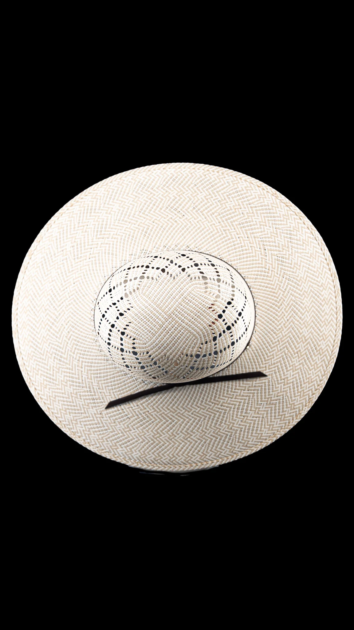 Rock'em 100X Ram Open Crown Straw Hat - Image 4