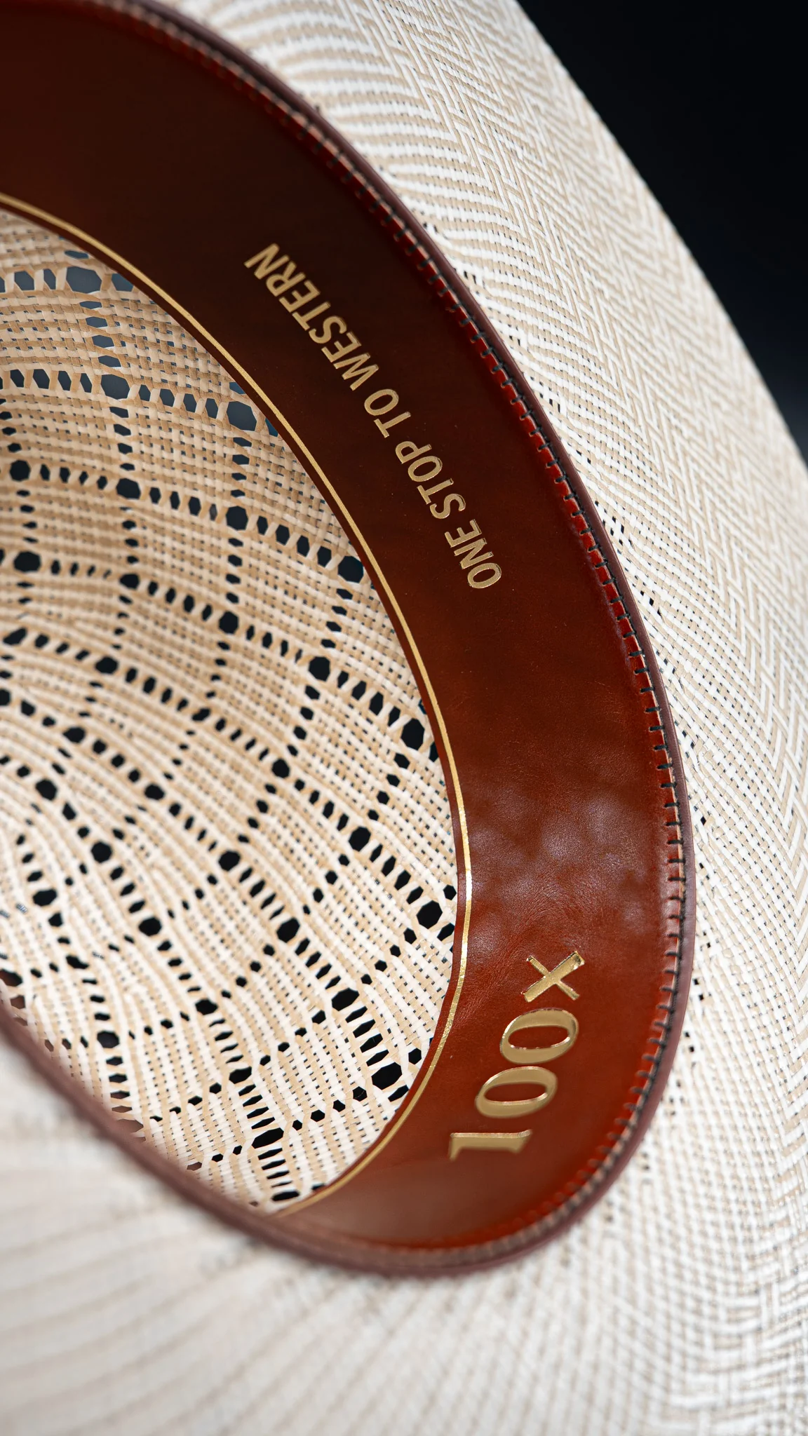 Rock'em 100X Ram Open Crown Straw Hat - Image 6