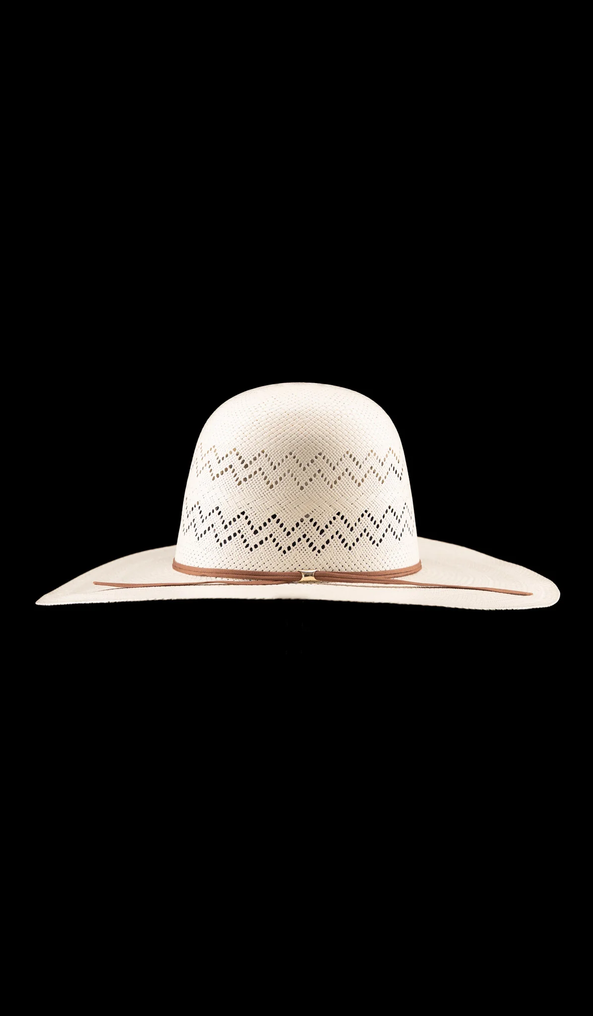 Rock'em 100X Zigzag Open Crown Straw Hat - Image 3