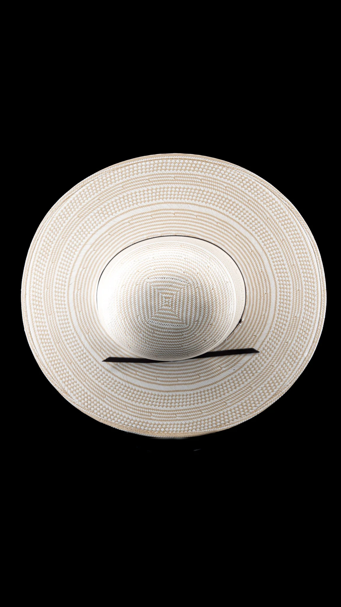 Rock'em 100X Branham Open Crown Straw Hat - Image 4