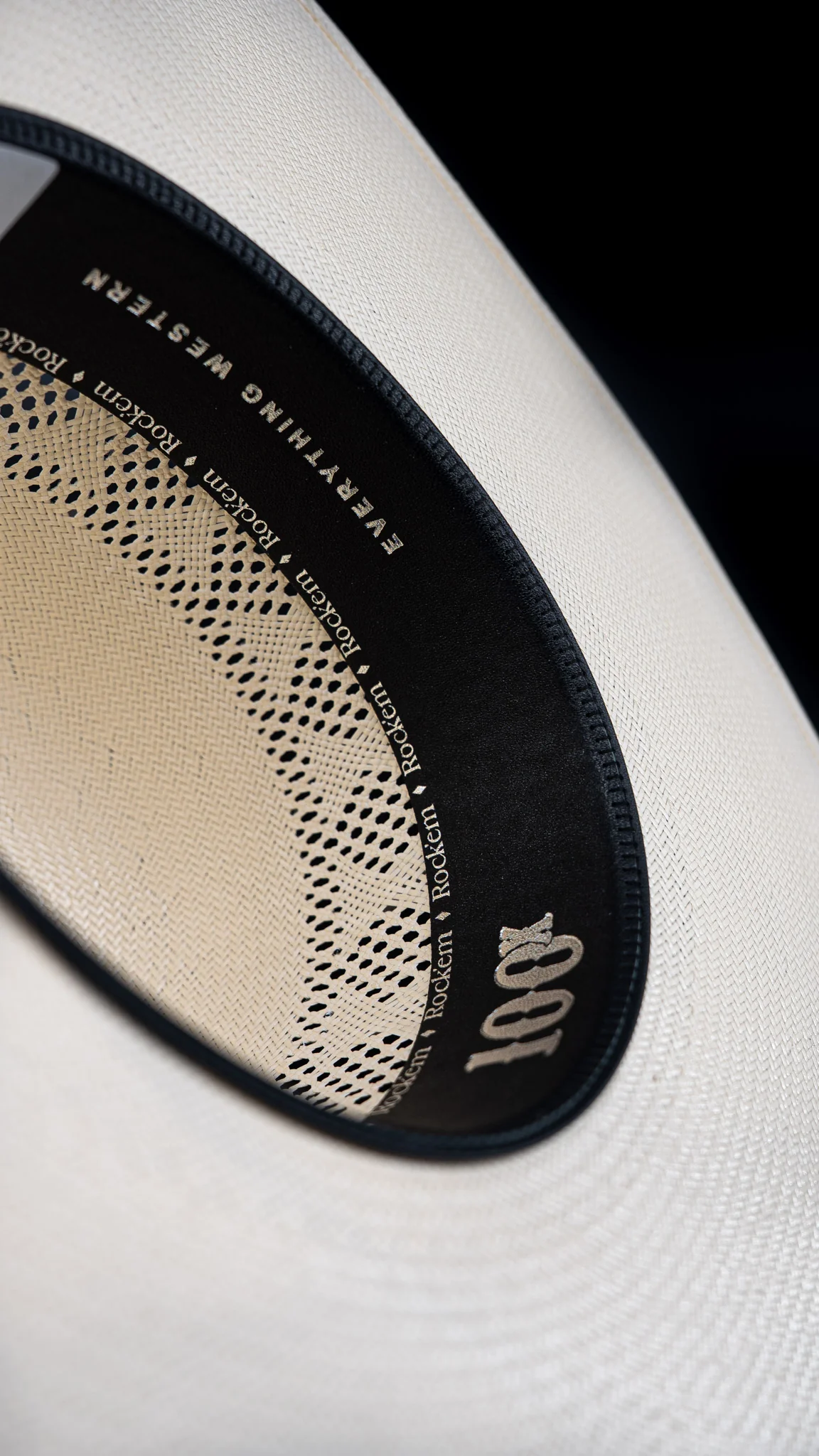 Rock'em 100X Clear Sky Open Crown Straw Hat - Image 6