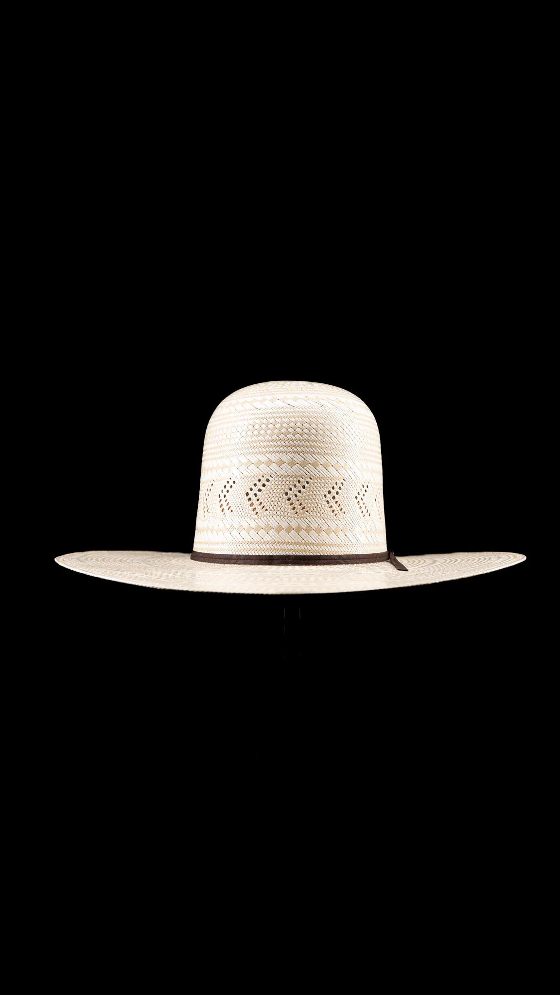 Rock'em 100X Curve Open Crown Straw Hat - Image 2