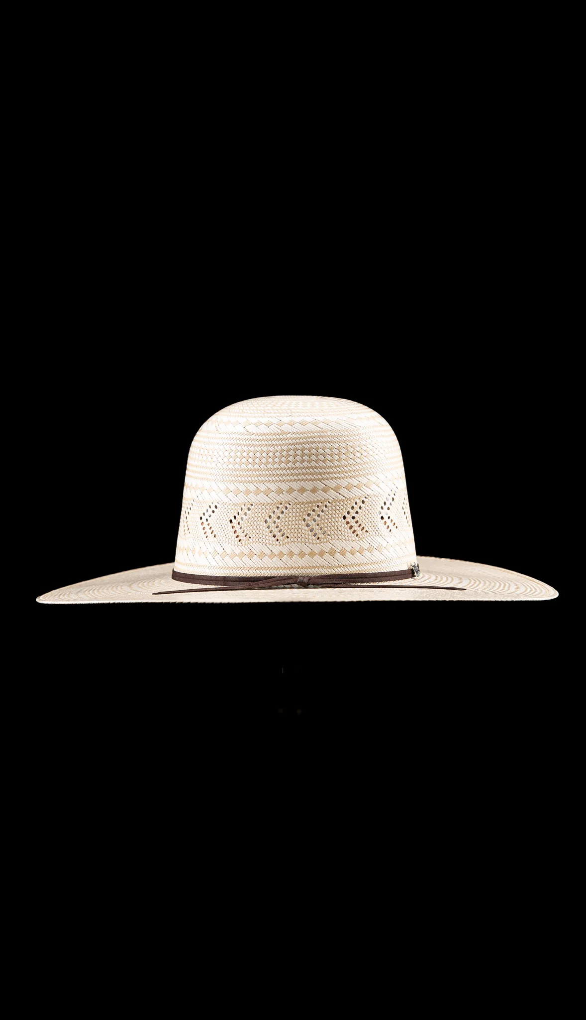 Rock'em 100X Curve Open Crown Straw Hat - Image 3