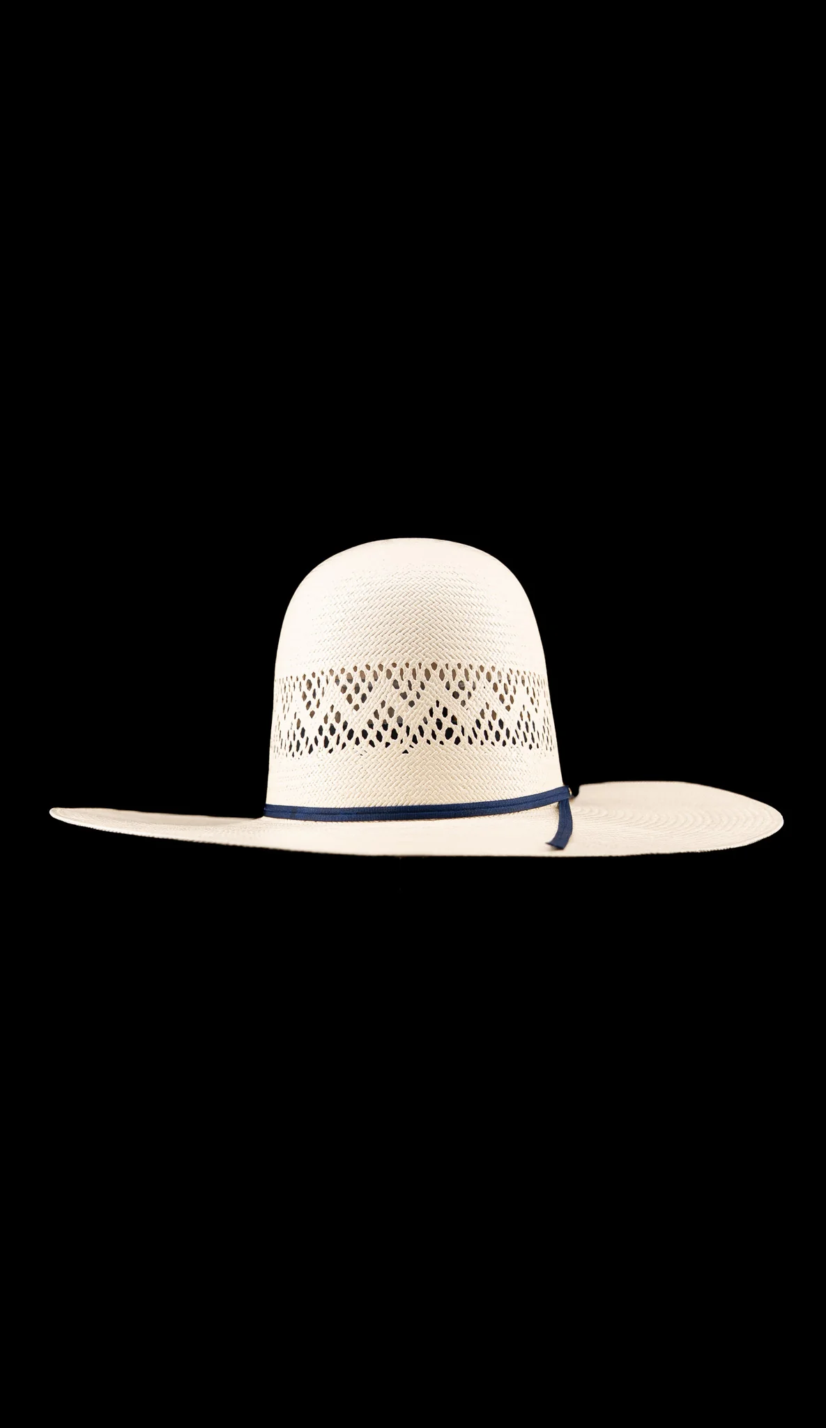 Rock'em 100X Diamond Trail Open Crown Straw Hat - Image 2