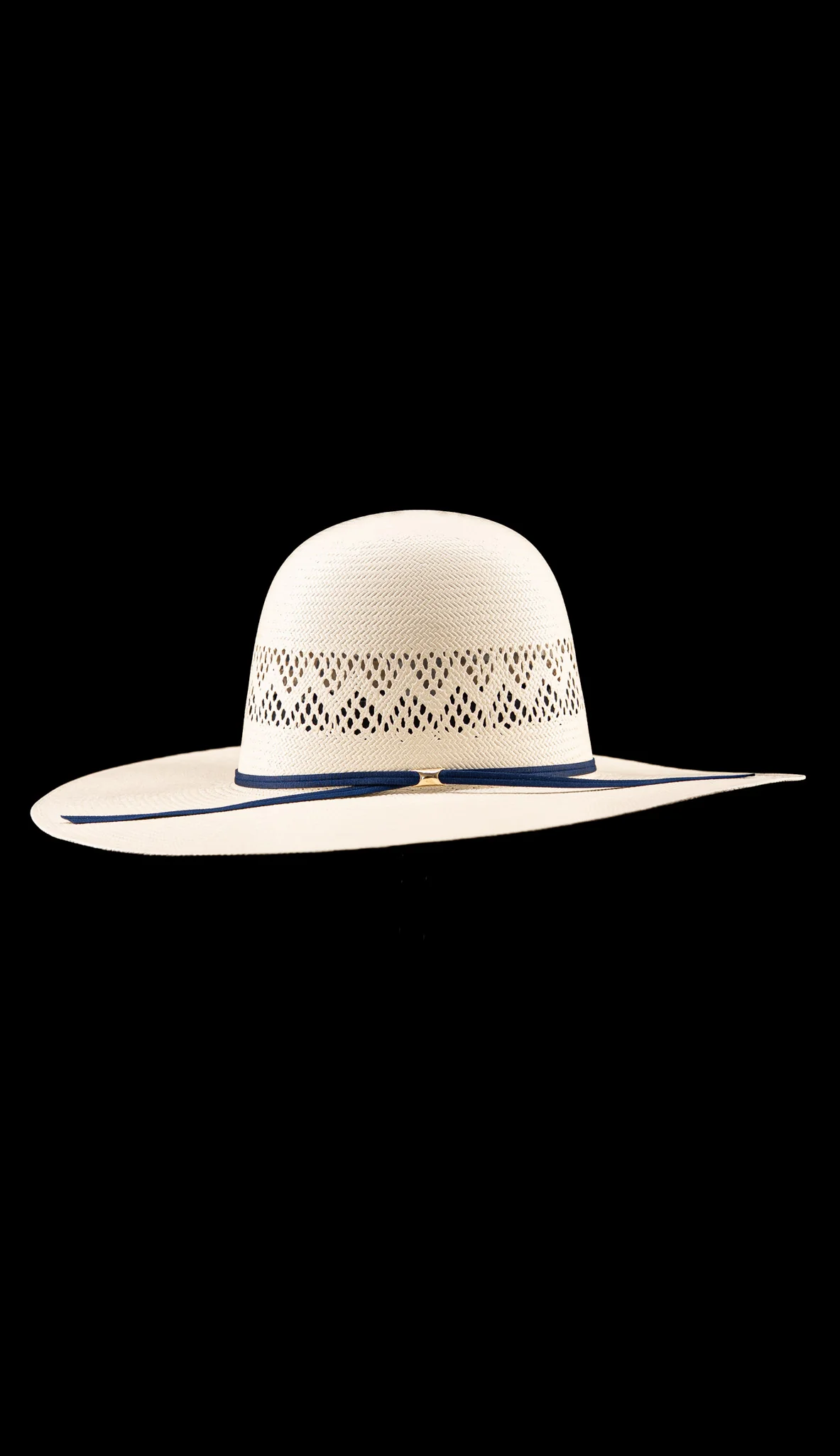 Rock'em 100X Diamond Trail Open Crown Straw Hat - Image 3