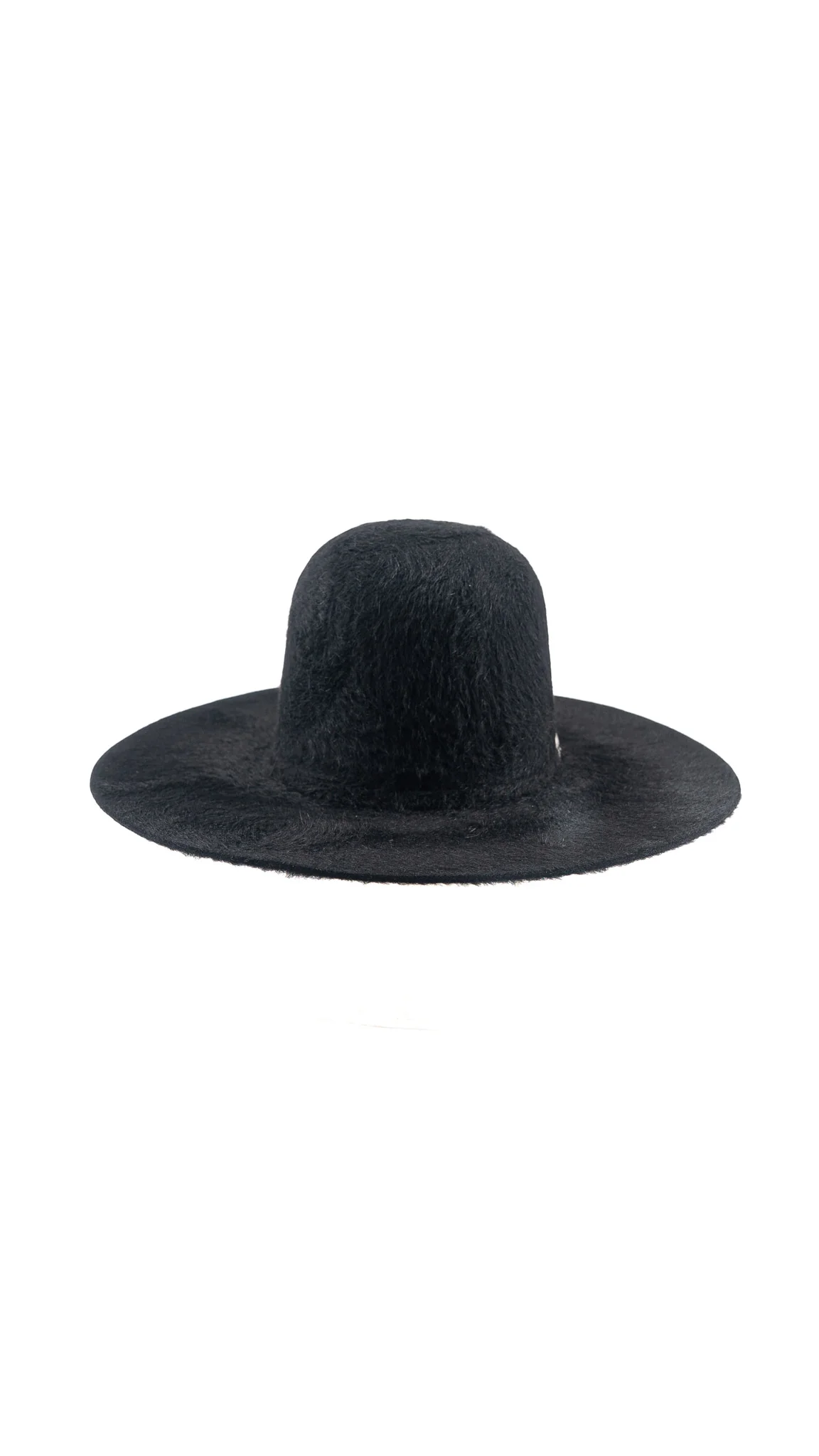 Rock'em 10X Black Grizzly Fur Open Crown Felt Cowboy Hat - Image 3