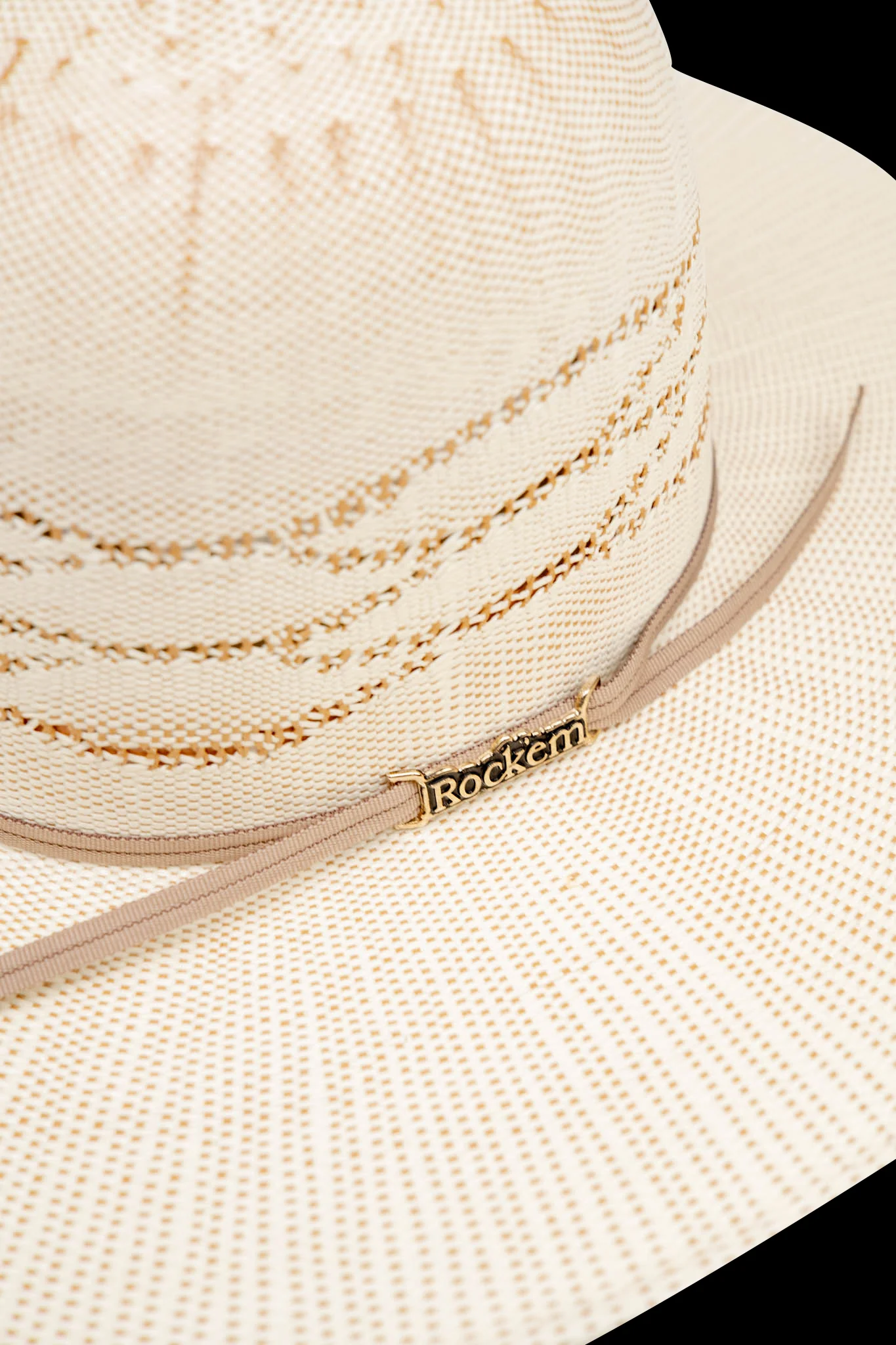Rock'em 10X Carson Open Crown Straw Hat - Image 5