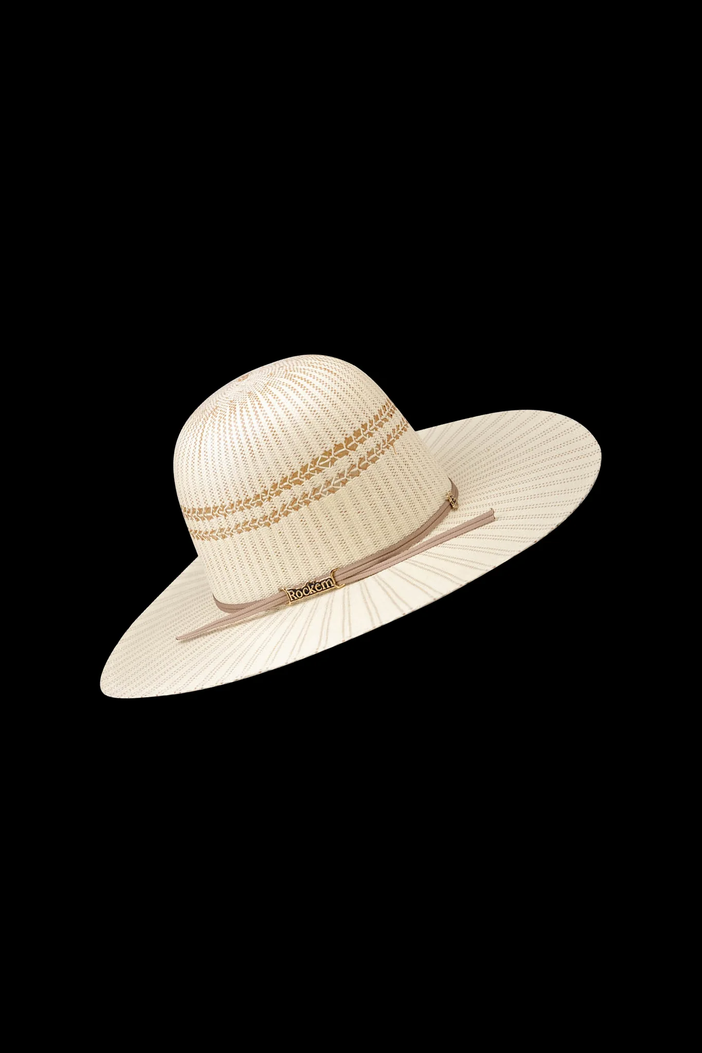 Rock'em 10X Carter Open Crown Straw Hat - Image 4