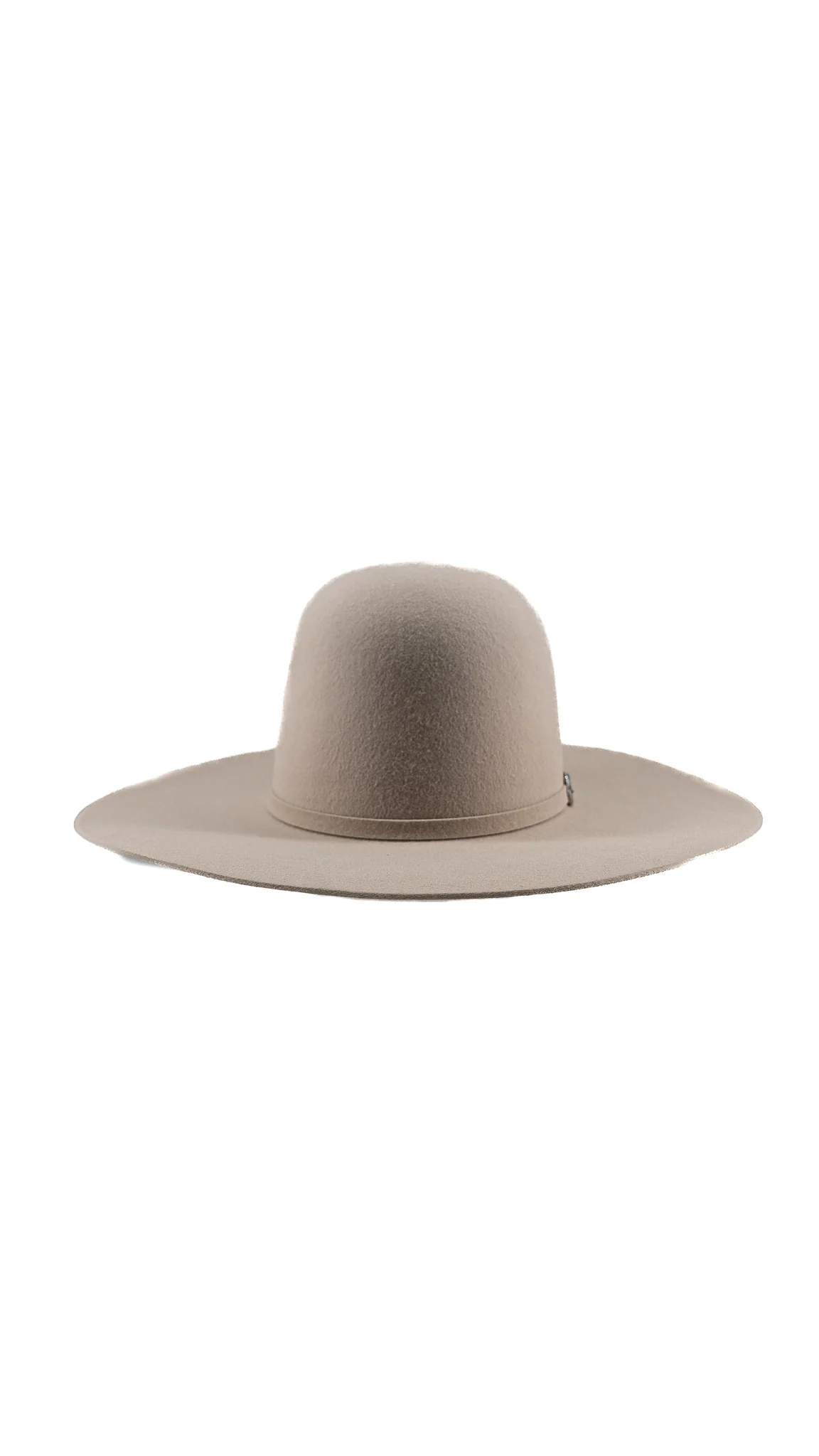 Rock'em 10X Silver Belly Beaver Open Crown Felt Cowboy Hat - Image 3