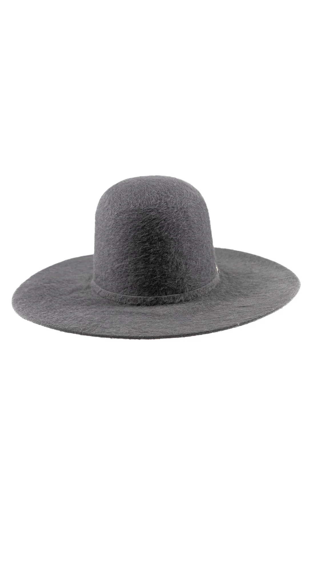 Rock'em 10X Dark Gray Grizzly Fur Open Crown Felt Cowboy Hat - Image 3
