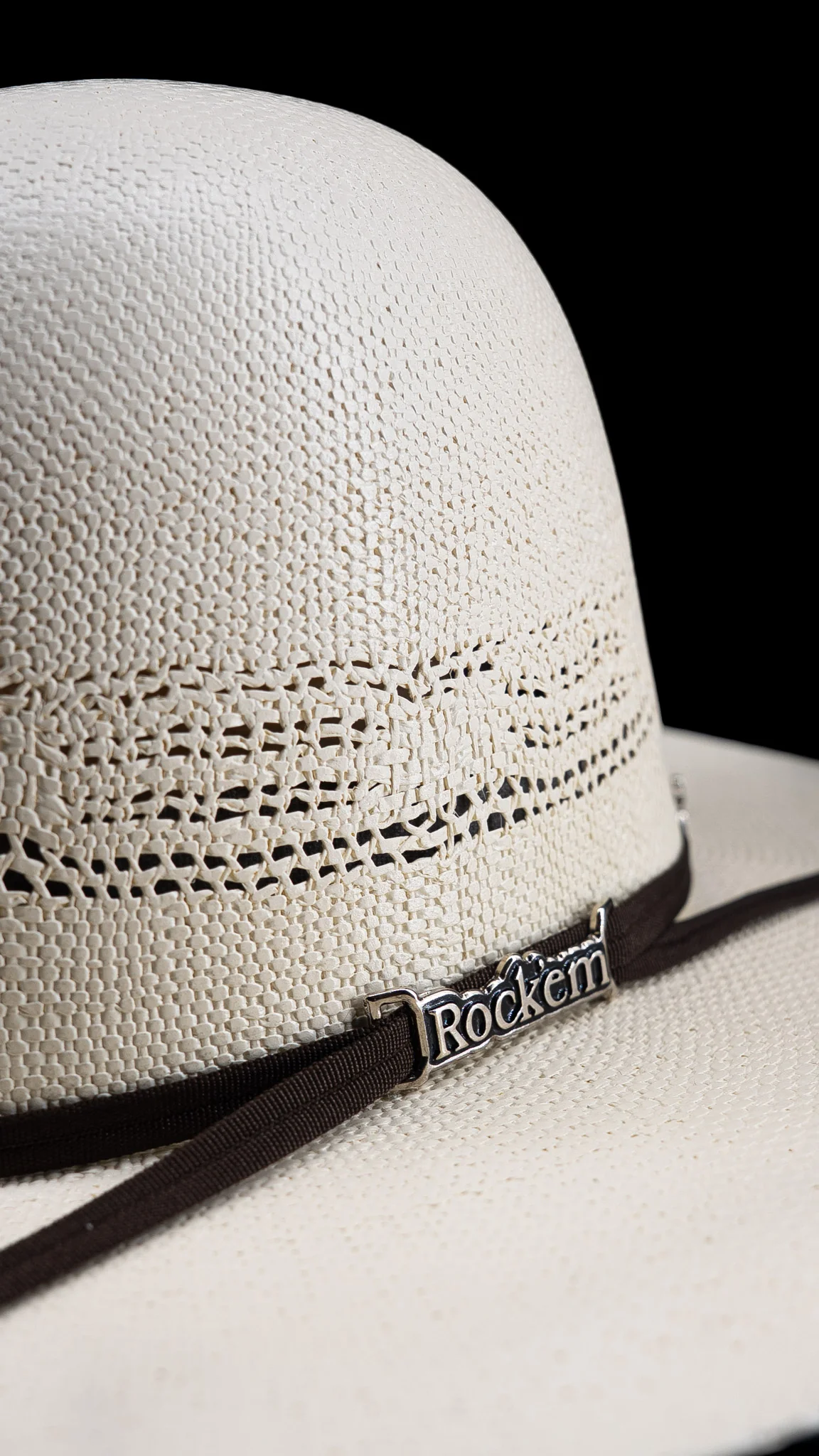 Rock'em 10X James Kids Open Crown Straw Hat - Image 4