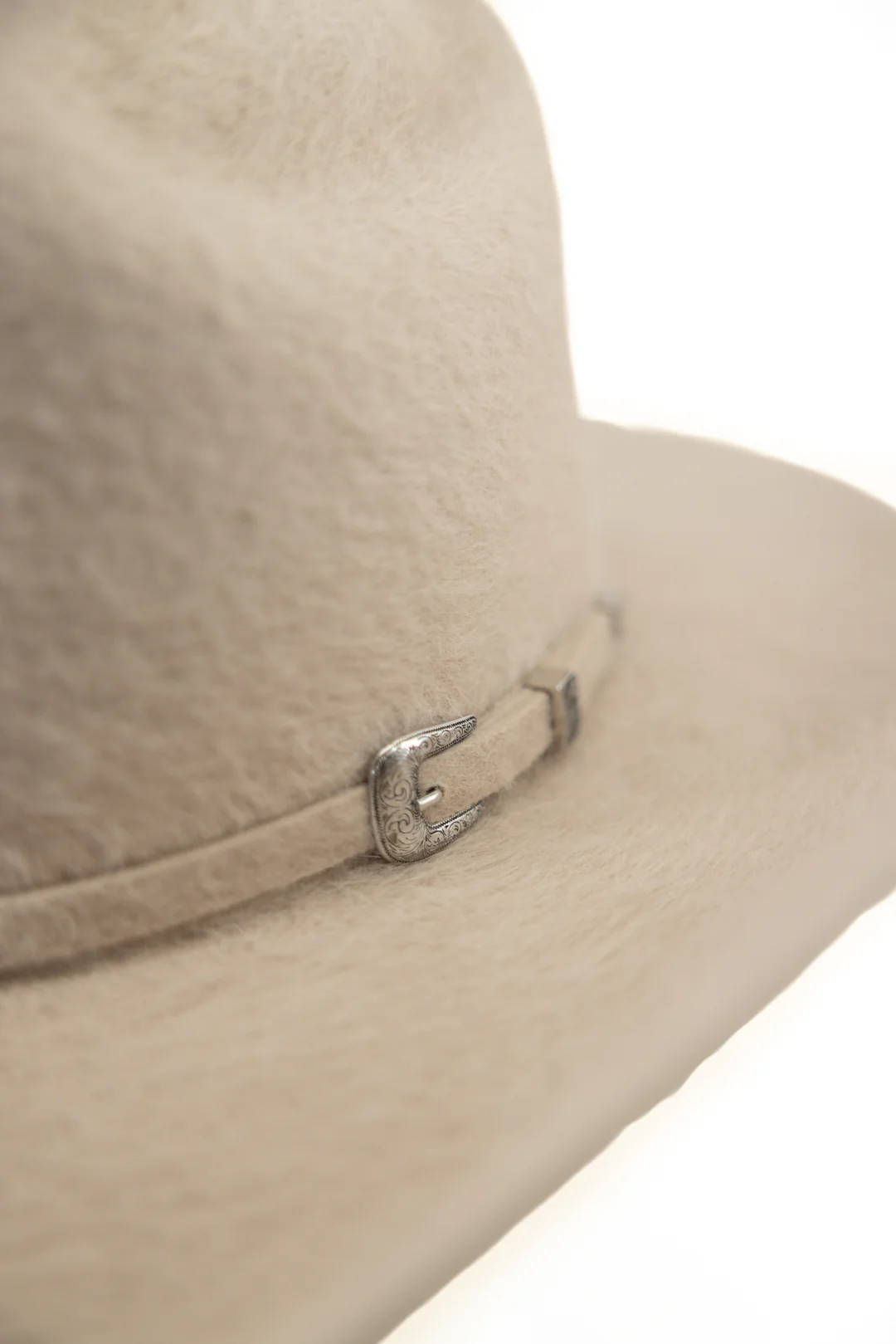 Rock'em 10X Silverbelly Grizzly Fur Open Crown Felt Cowboy Hat - Image 4