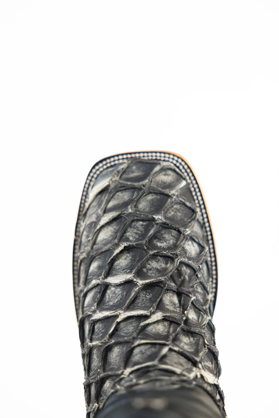 Prescott Pirarucu Exotic Square Toe Cowboy Boot - Image 15