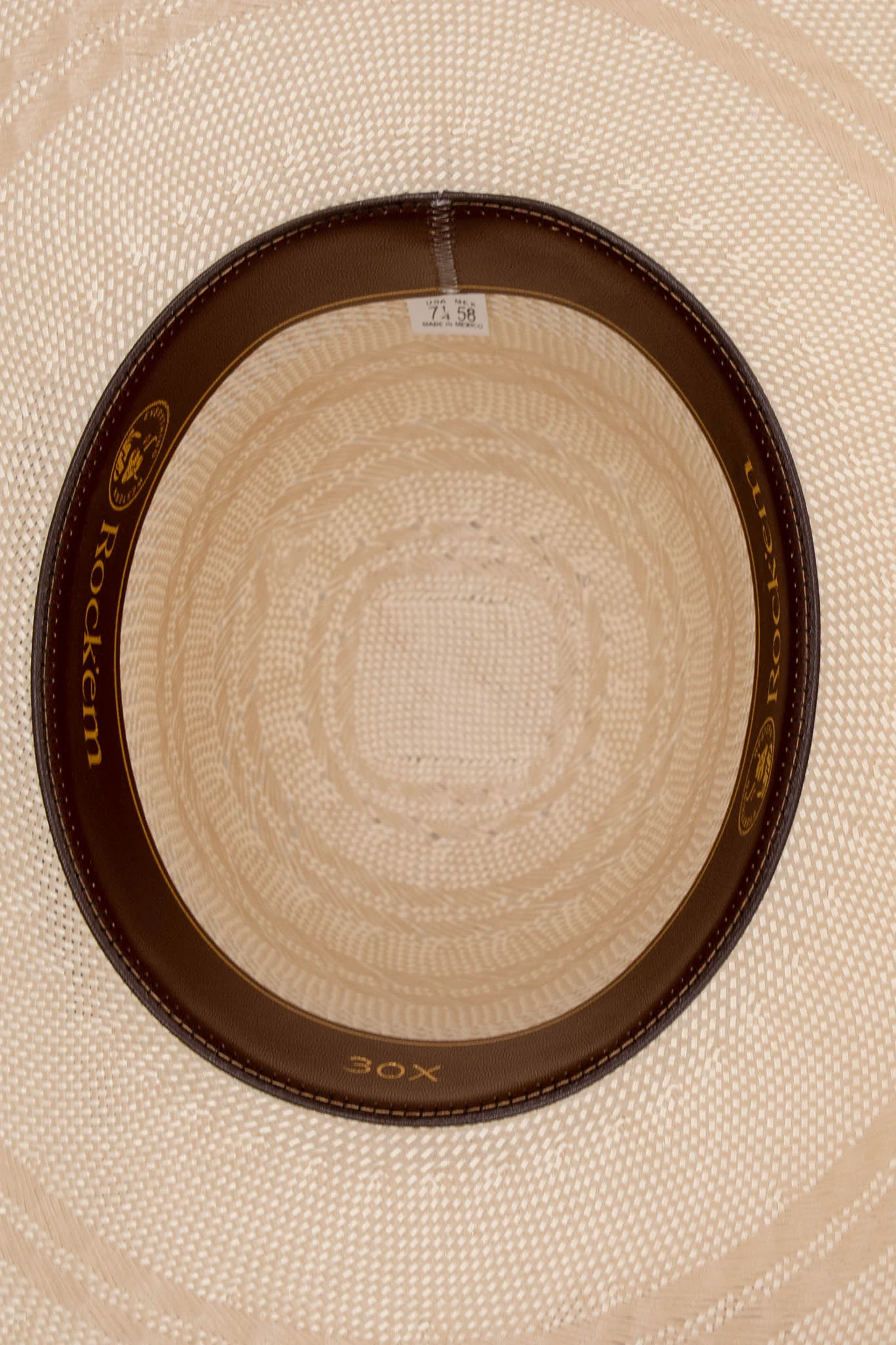 Rock'em 30X Alabama Open Crown Straw Hat - Image 5