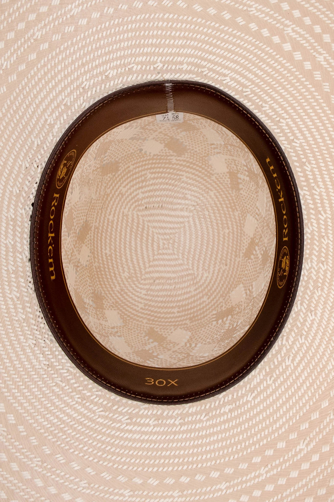 Rock'em 30X Michigan Open Crown Straw Hat - Image 4