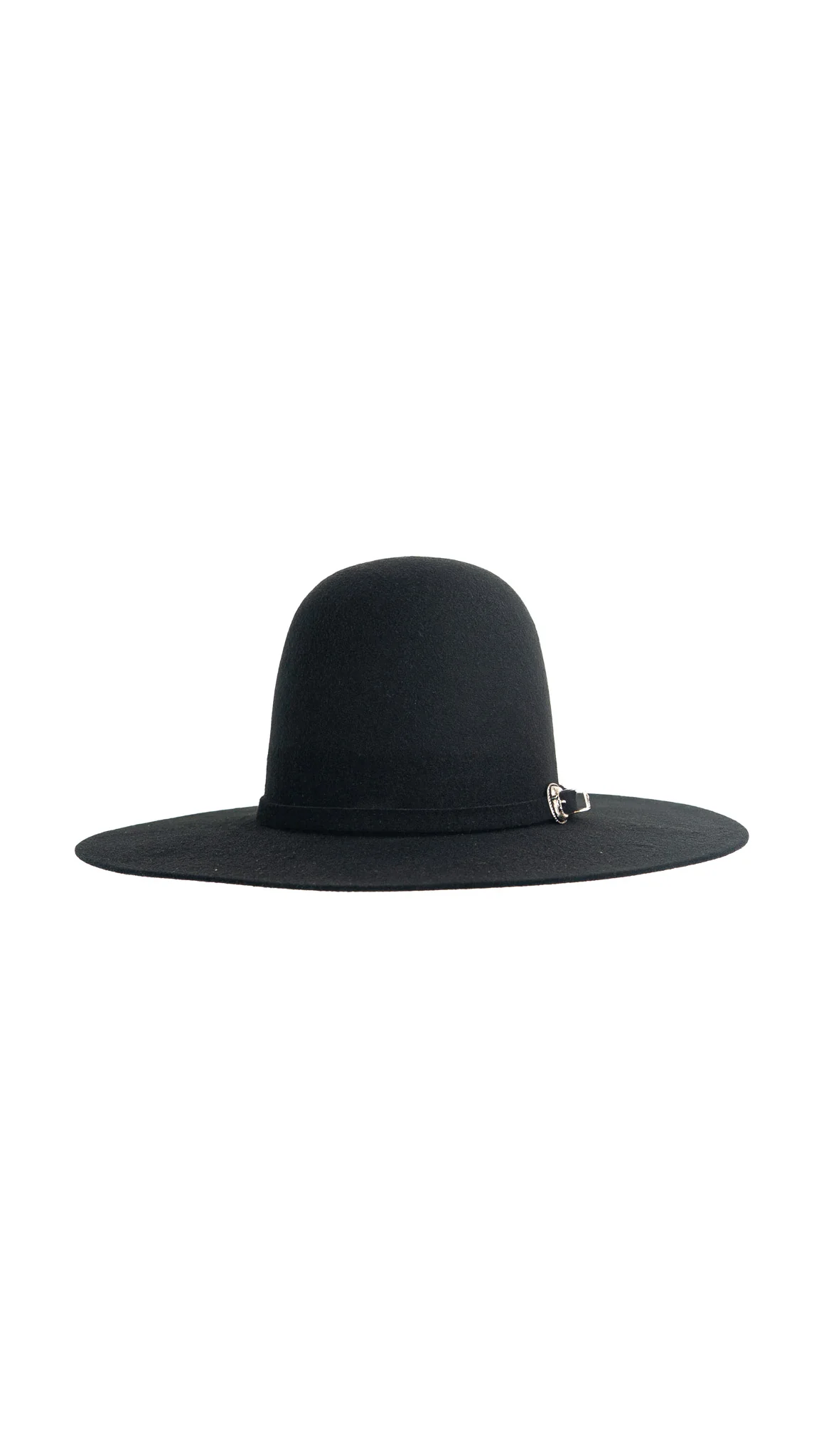 Rock'em 4X Black Kids Open Crown Felt Cowboy Hat - Image 3