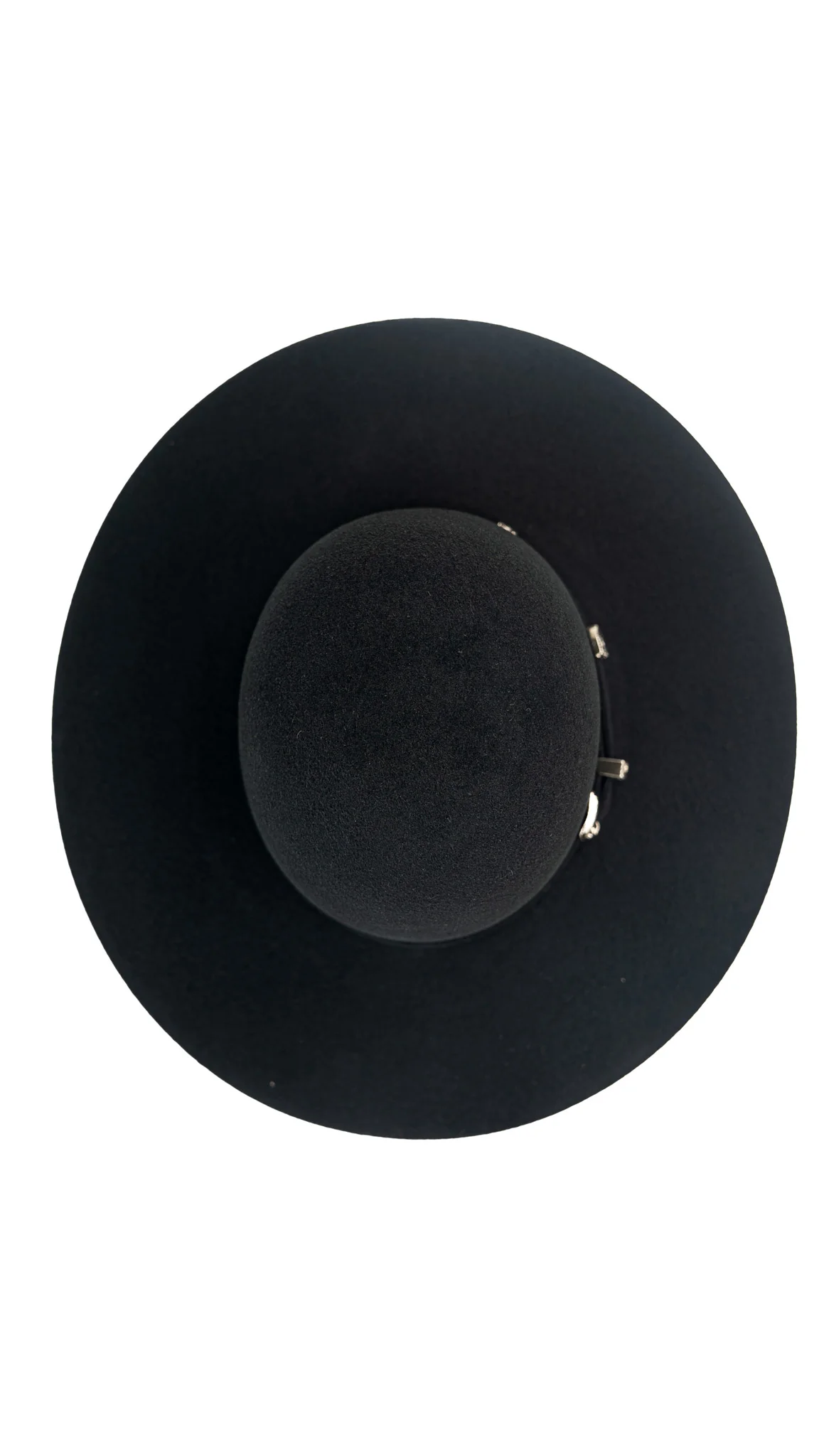 Rock'em 4X Black Kids Open Crown Felt Cowboy Hat - Image 5