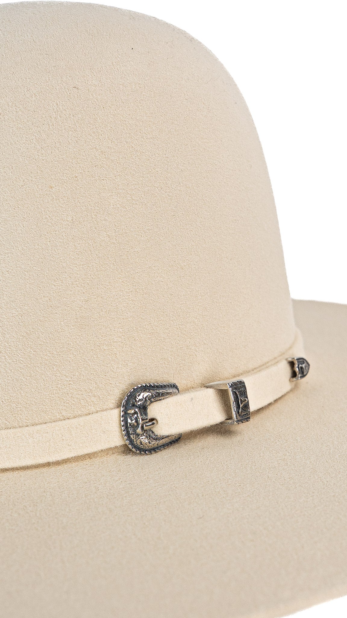 Rock'em 4X Bone Kids Open Crown Felt Cowboy Hat - Image 4
