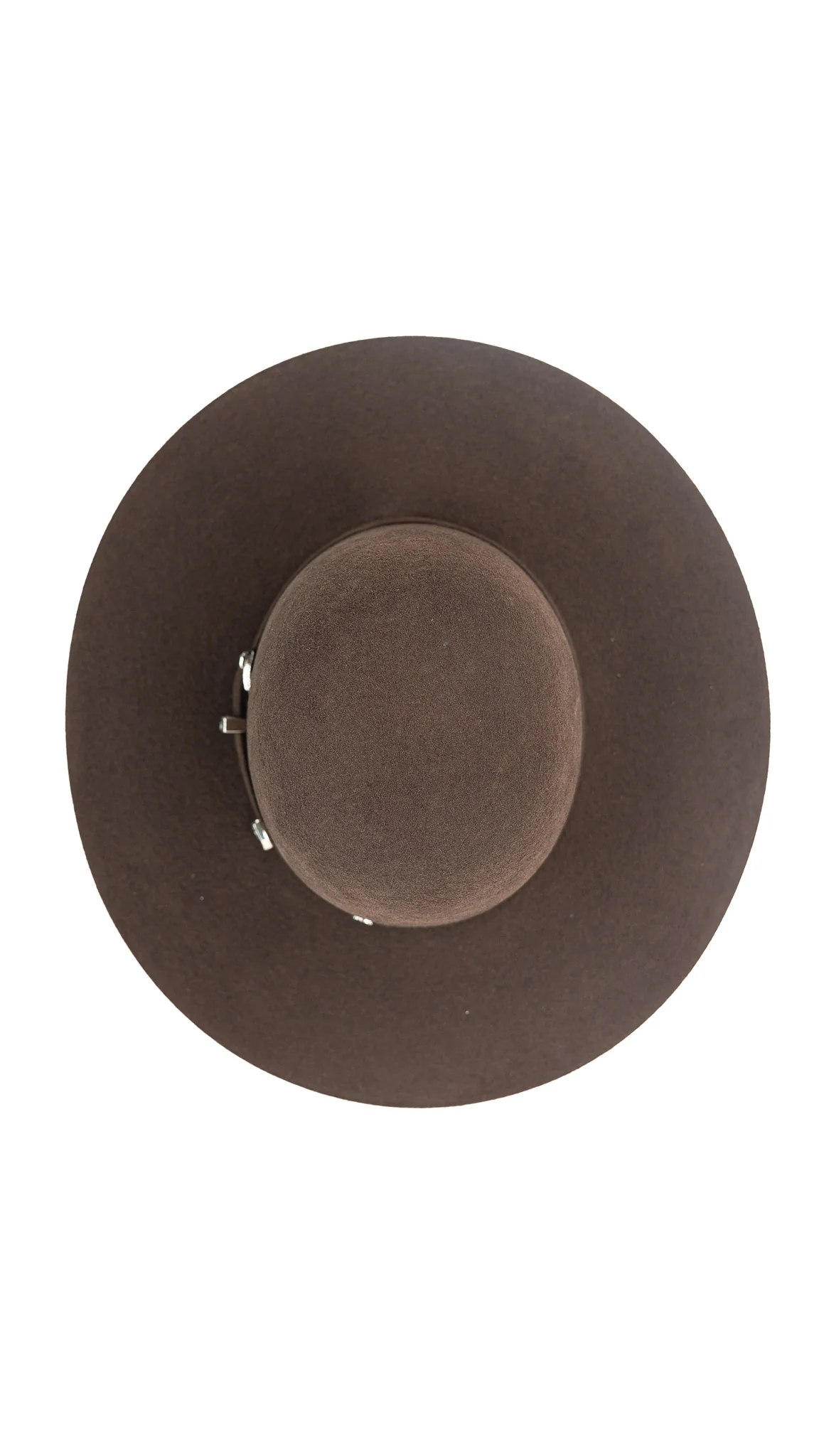Rock'em 4X Brown Kids Open Crown Felt Hat Cowboy Hat - Image 3