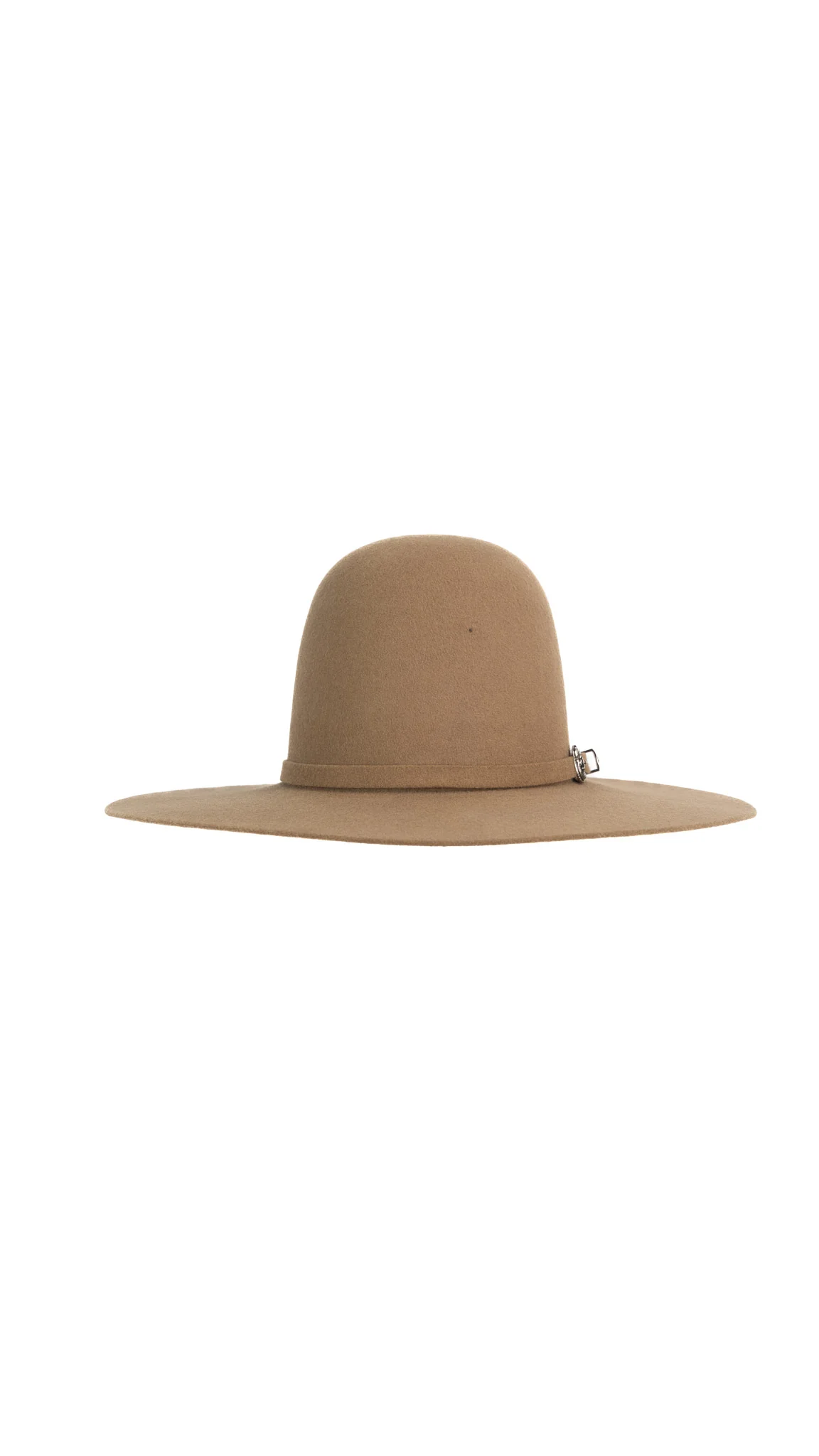 Rock'em 4X Khaki Kids Open Crown Felt Cowboy Hat - Image 3