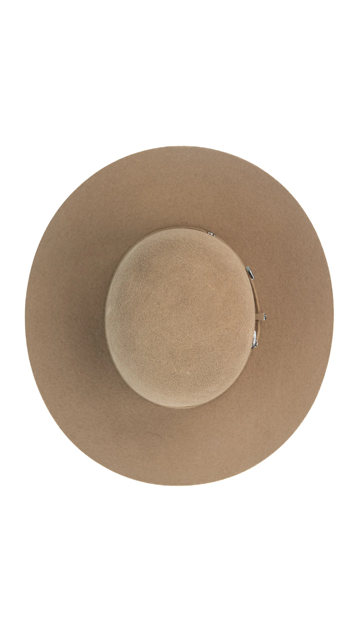 Rock'em 4X Khaki Kids Open Crown Felt Cowboy Hat - Image 4