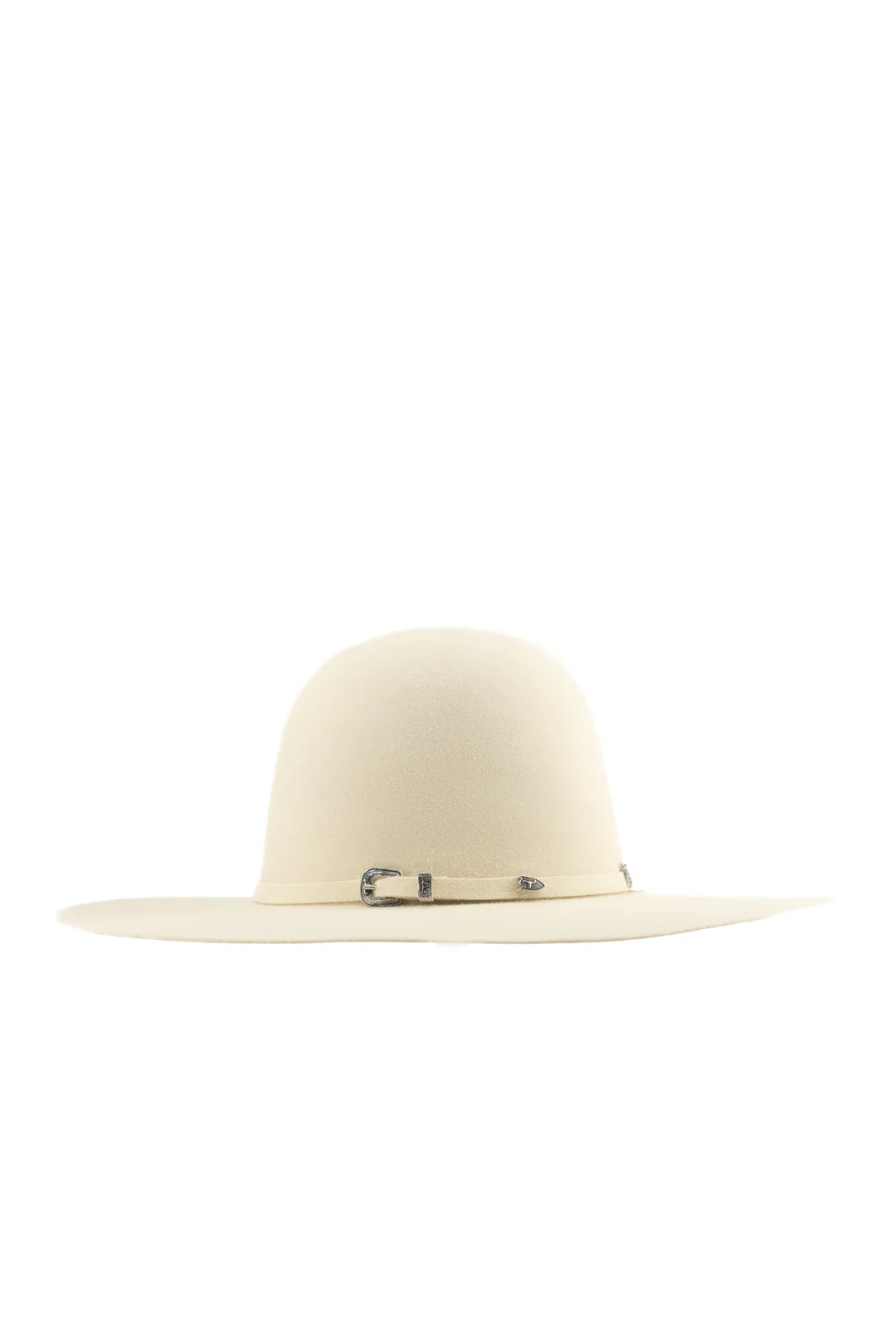 Rock'em 4X Bone Open Crown Felt Cowboy Hat - Image 3