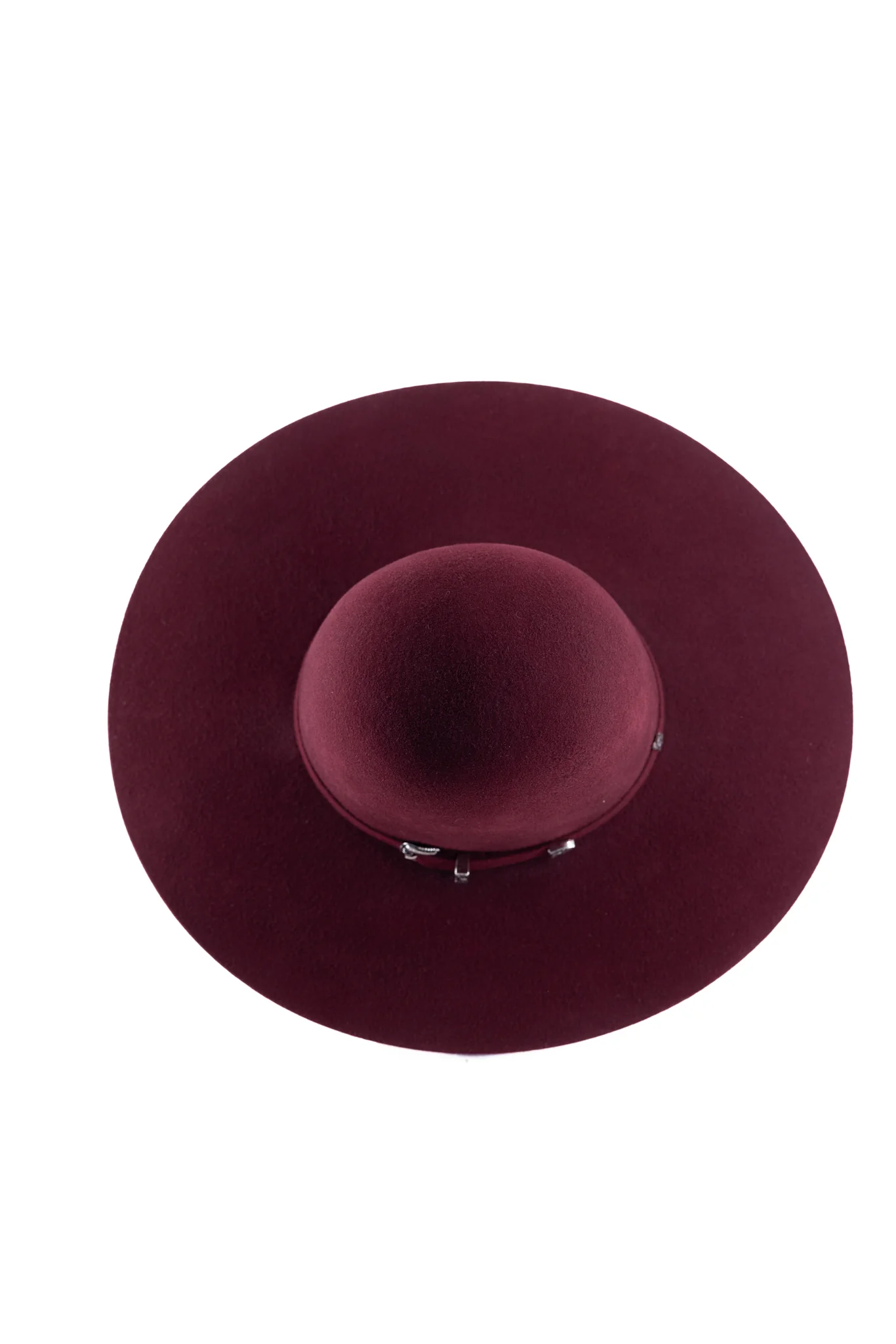 Rock'em 4X Wine Open Crown Felt Cowboy Hat - Image 4